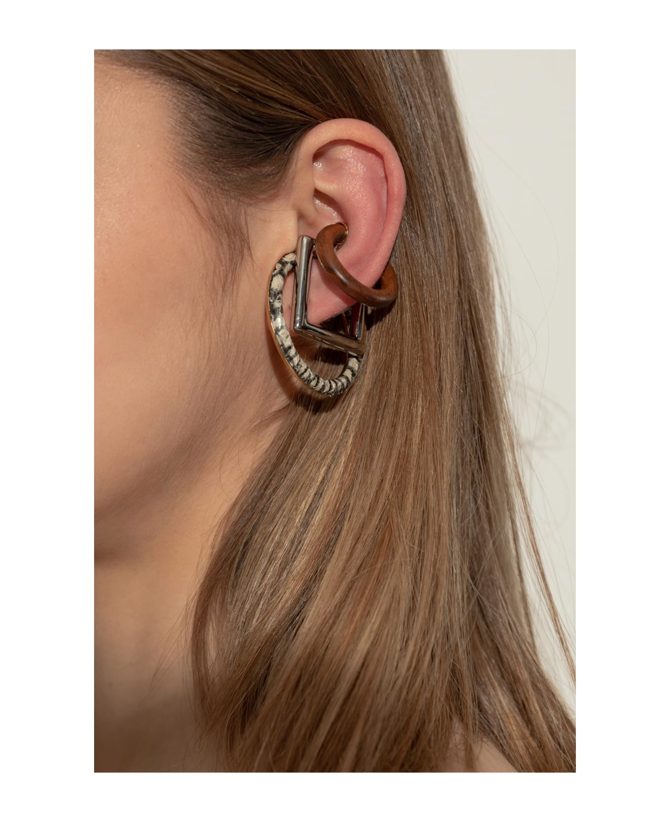 Jacquemus Set Of Three Ear Cuffs - Multicolor