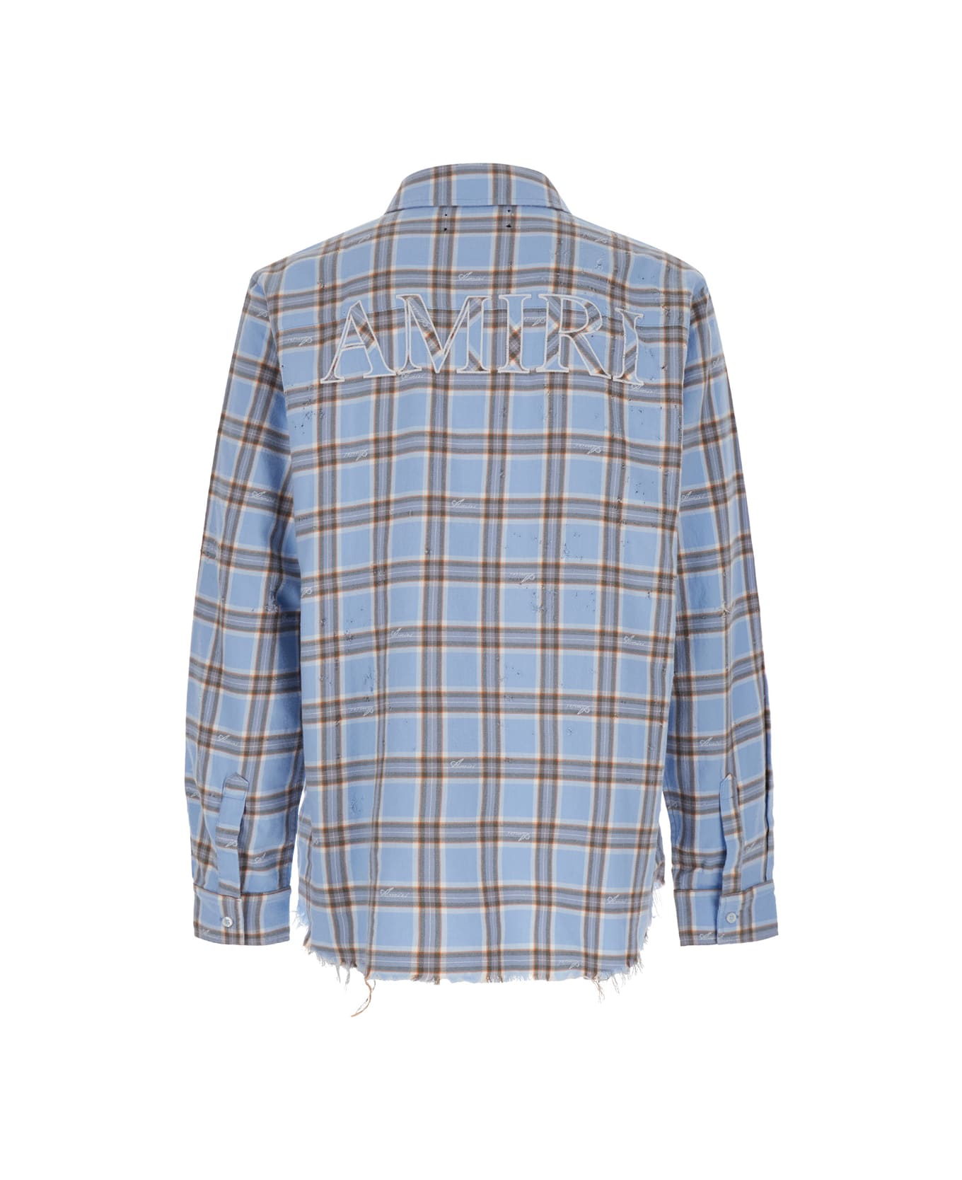 AMIRI Shotgun Flannel - Light blue