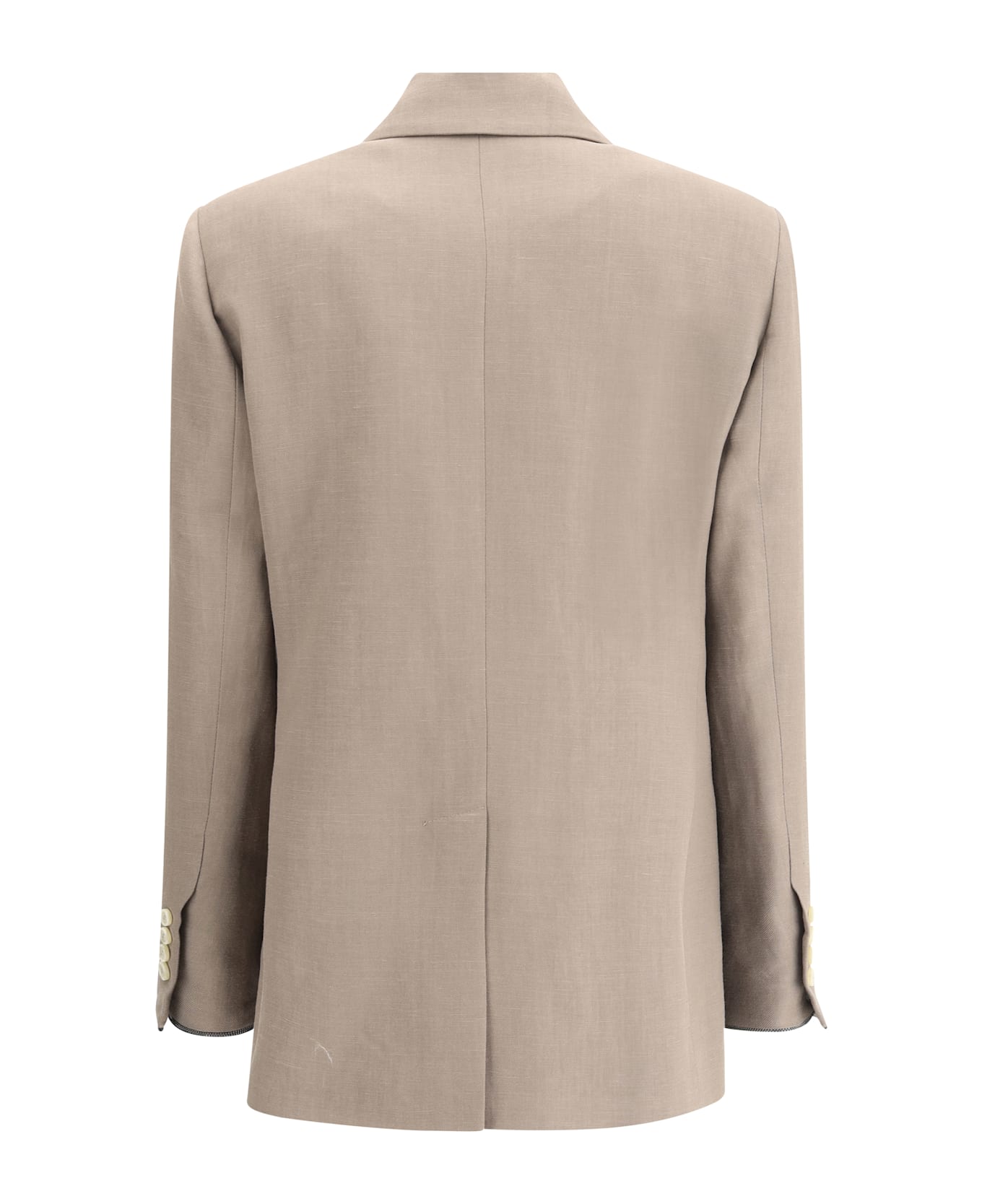 Brunello Cucinelli Double-breasted Blazer - Cacao