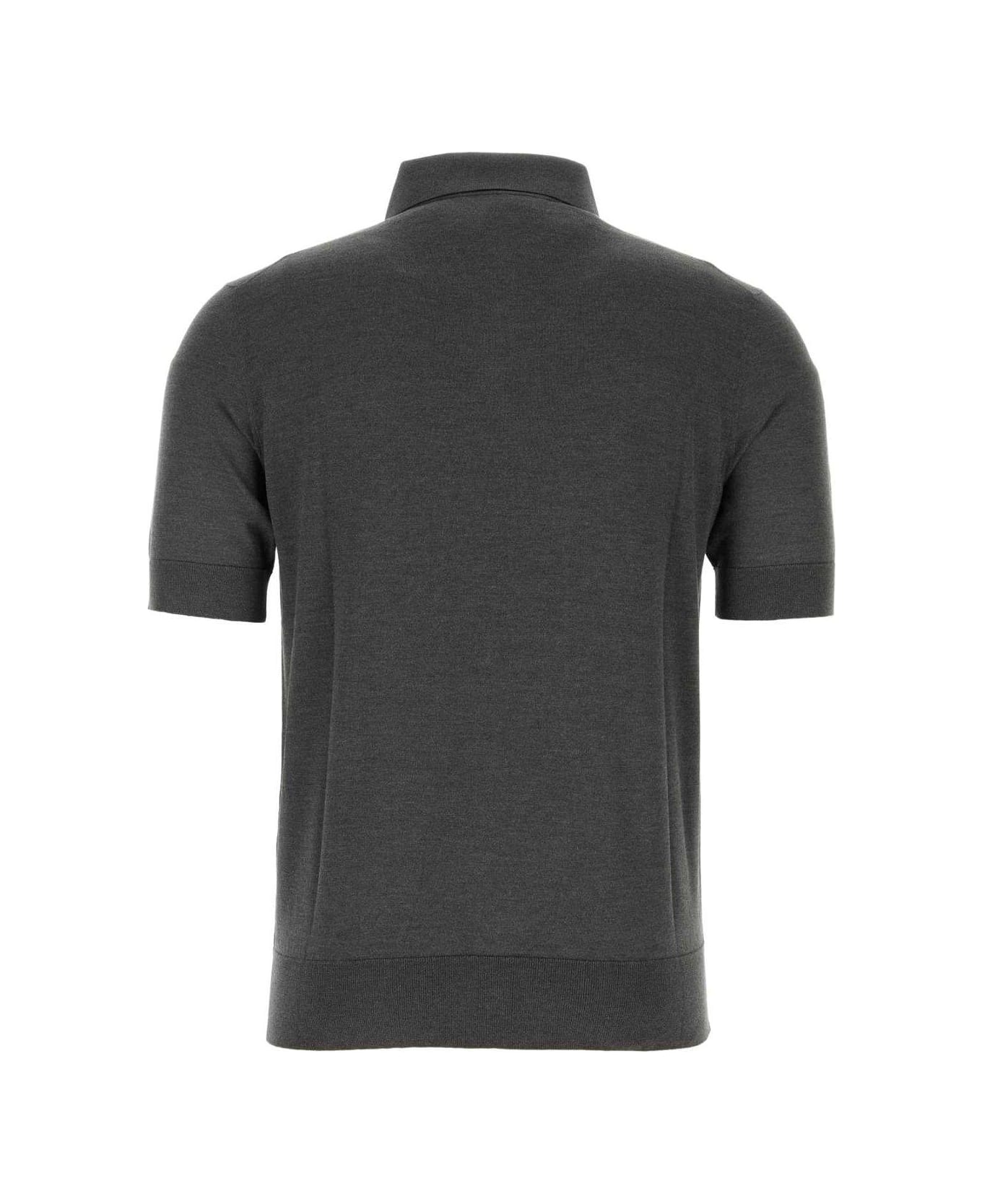 Dolce & Gabbana Short Sleeved Levis Polo Shirt - GREY