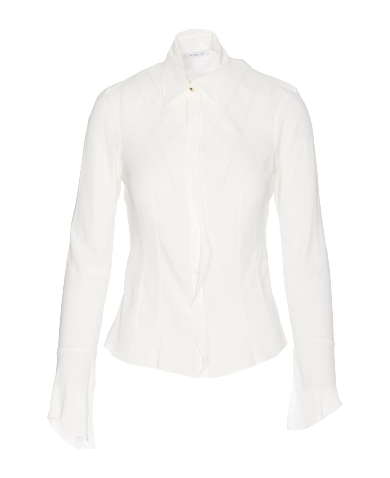 Patrizia Pepe Essential Soft Shirt - White シャツ