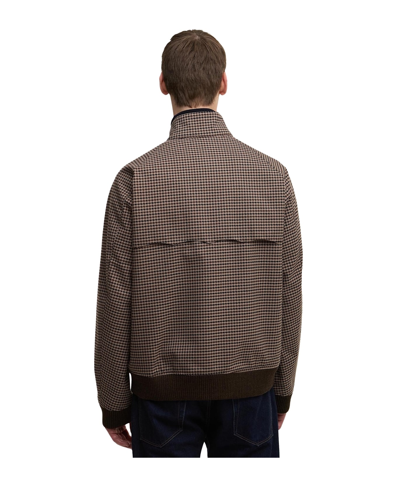 Baracuta Ba X Br Porton Showerproof - Brown Houndstooth