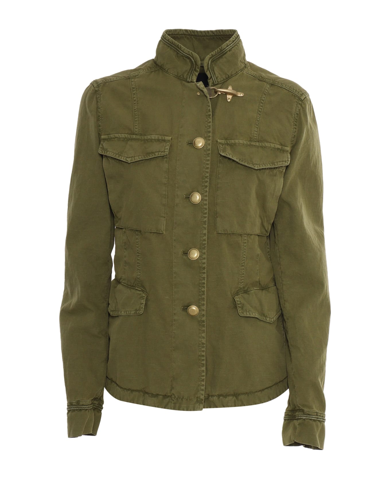 Fay Military Green Jacket - GREEN