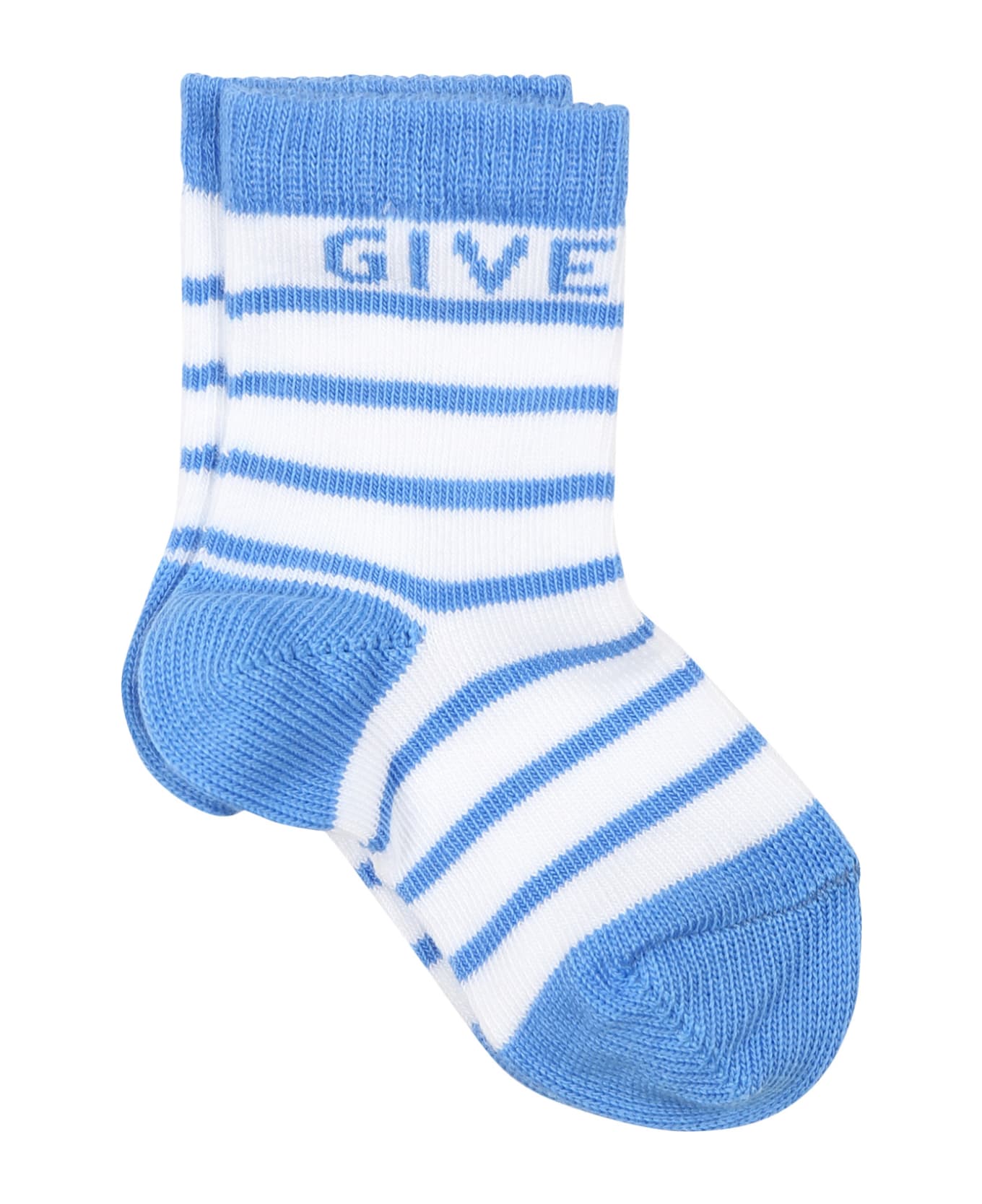 Givenchy Light short-sleeve Socks Set For Baby Boy With Logo - Light short-sleeve