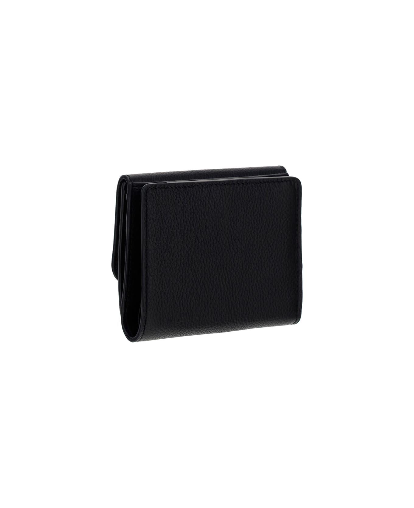 Chloé Leather Gear Wallet - Black
