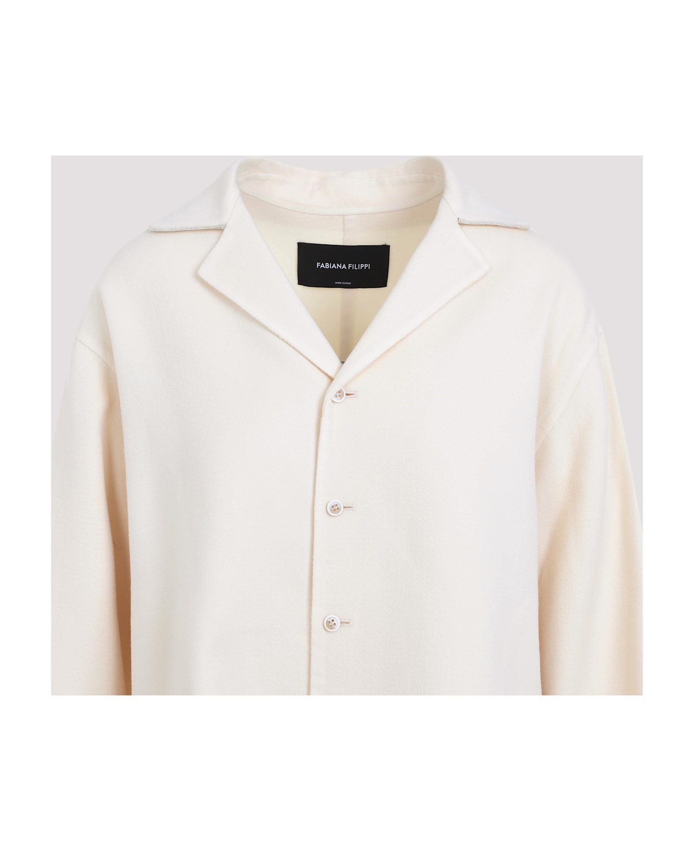 Fabiana Filippi Virgin Wool Jacket - Vaniglia