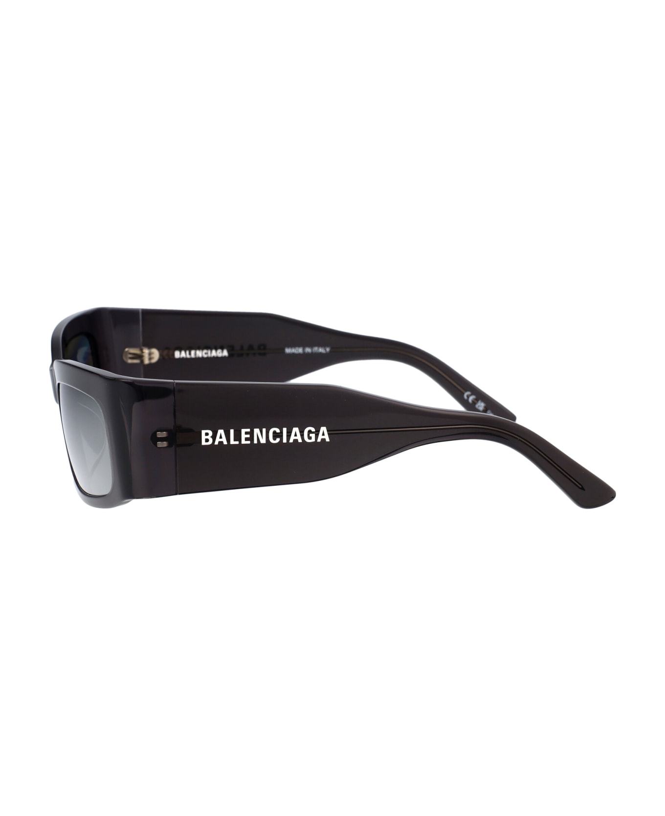 Balenciaga Eyewear Bb0328s Sunglasses - 003 GREY GREY SILVER