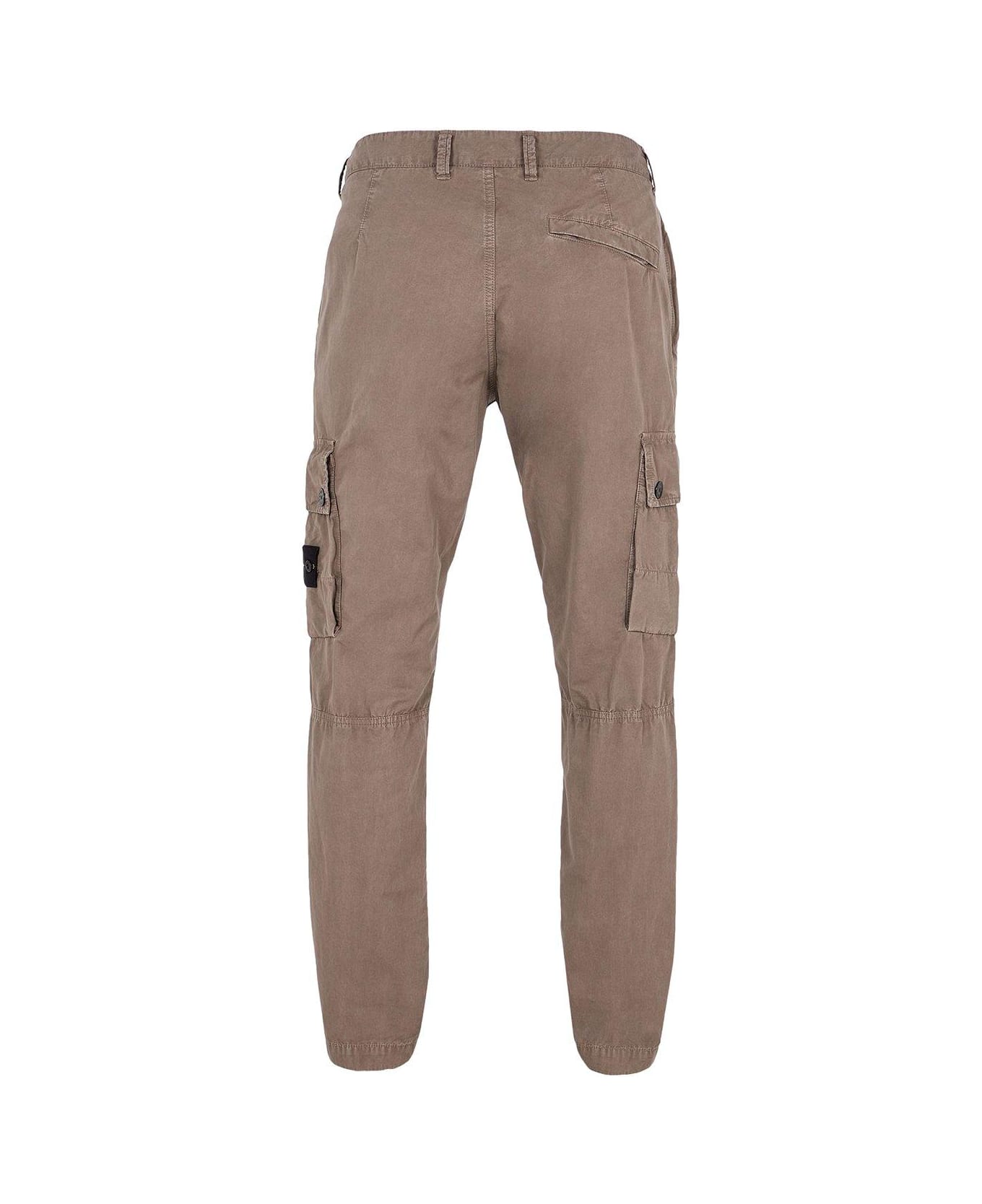 Stone Island Slim-fit Cargo Trousers - Grey