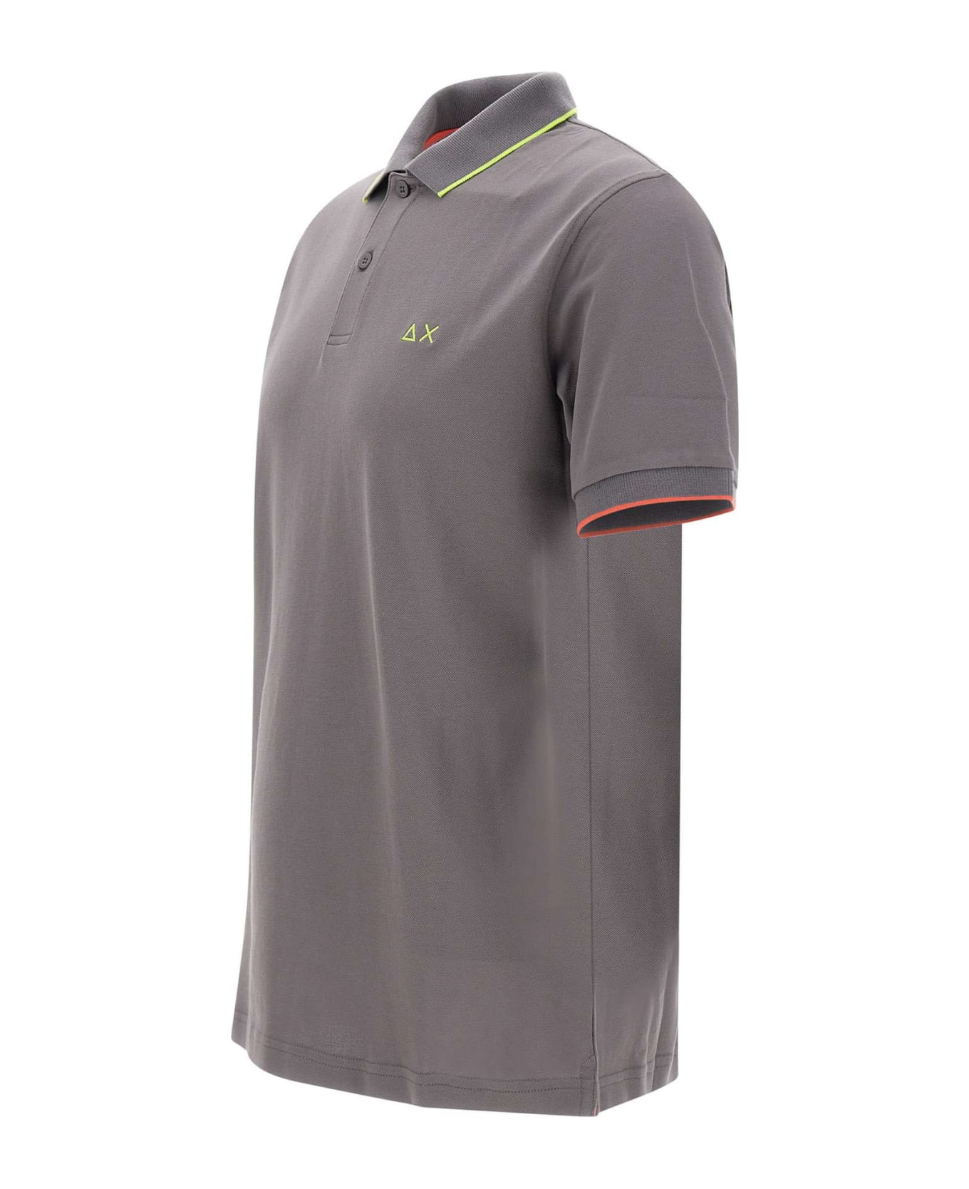 Sun 68 'small Stripe' Cotton Polo Shirt Polo Shirt - INCHIOSTRO