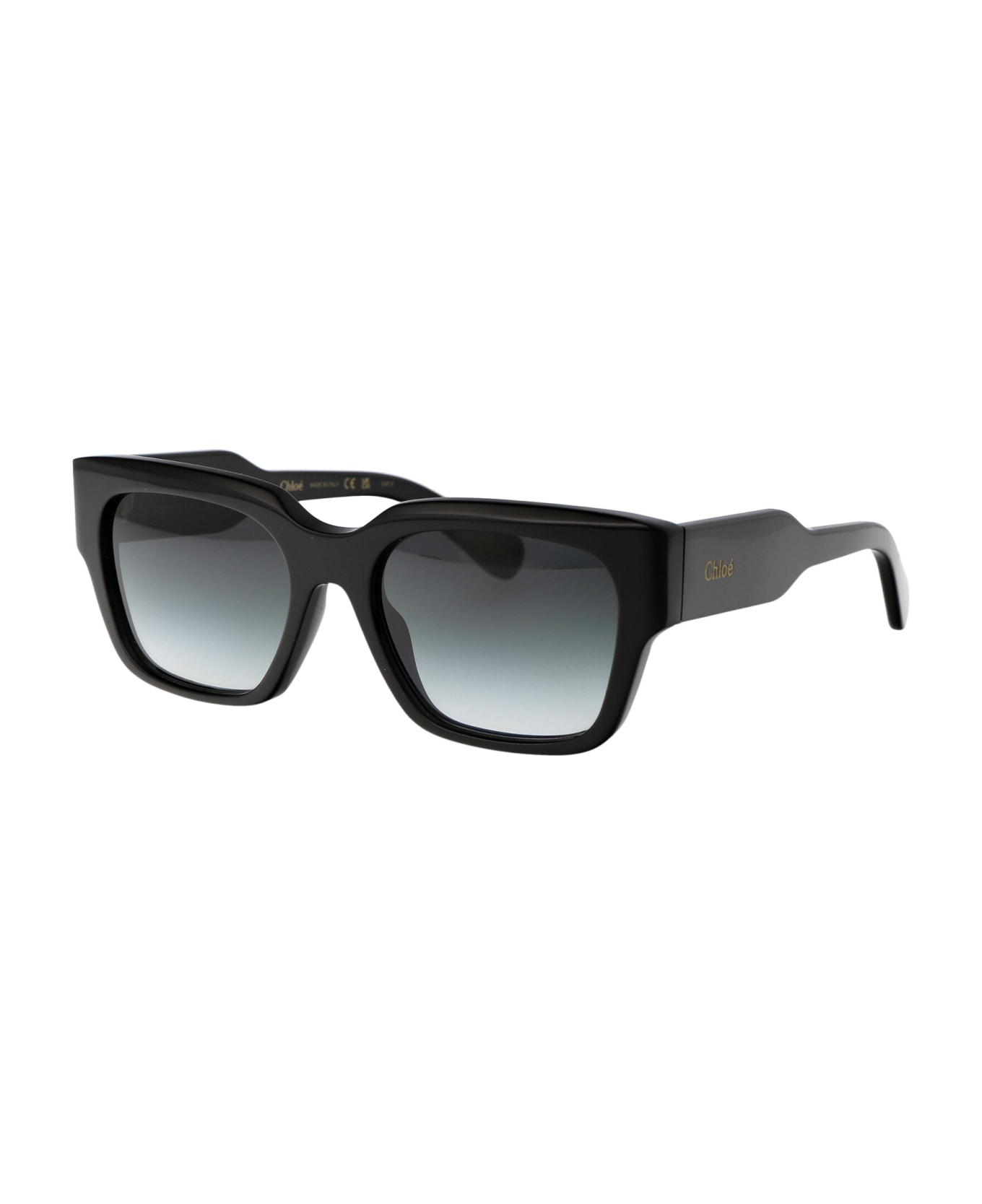 Chloé Eyewear Ch0190s Sunglasses - 001 BLACK BLACK GREY サングラス