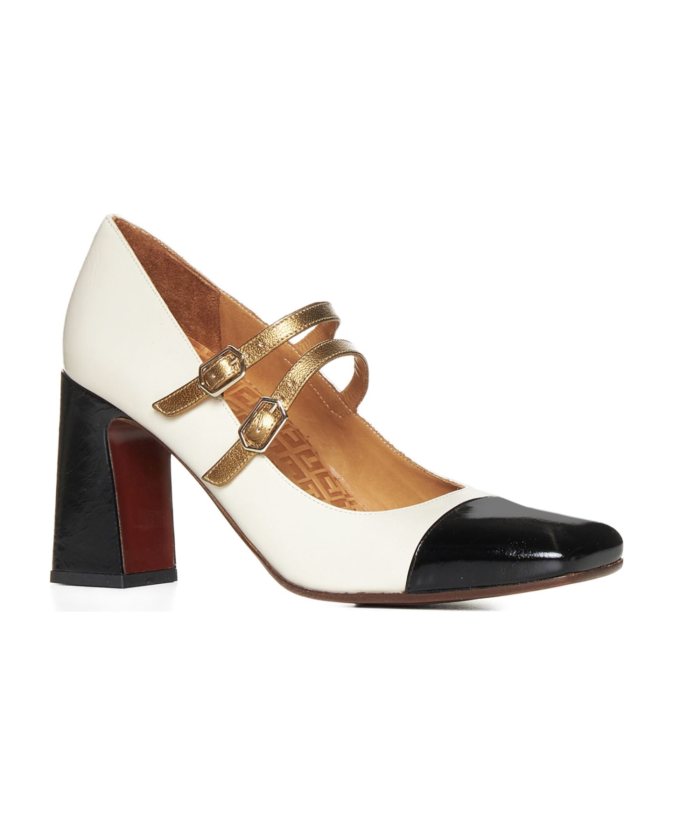 Chie Mihara High-heeled shoe - Negro leche bronce