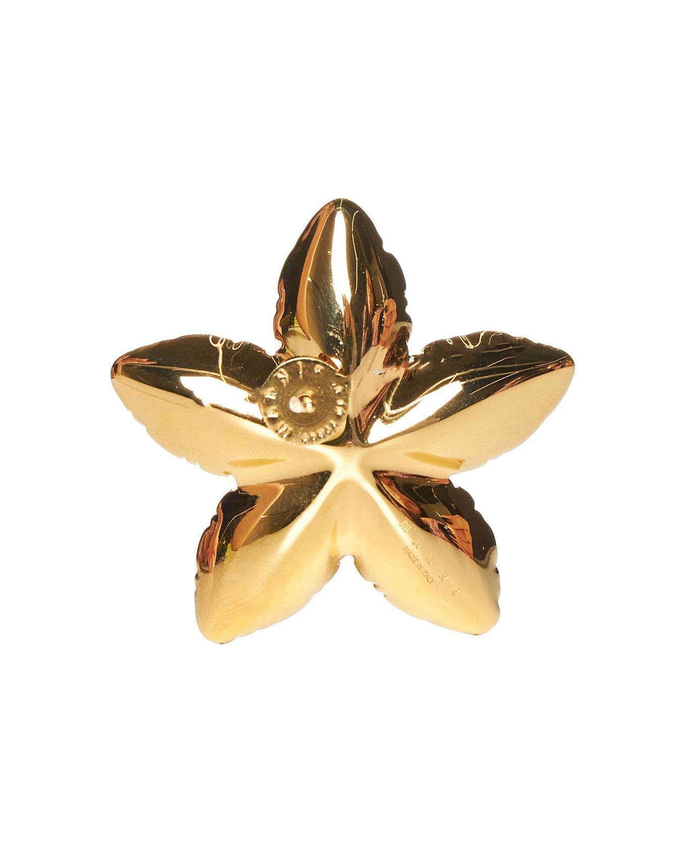 Marni Flower Shaped Earrings - Gold