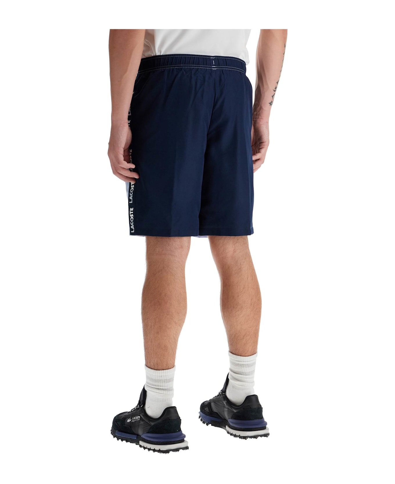 Lacoste With Logo On The Bermuda Shorts - PHOENIX BLUE NAVY BLUE (Light blue)