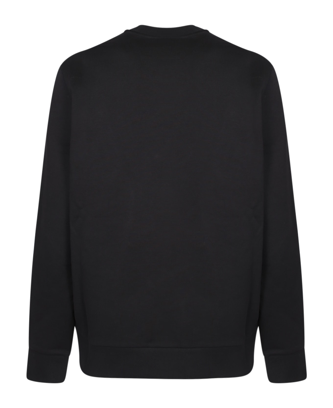 Moncler Logo Patch Black Sweatshirt - Black