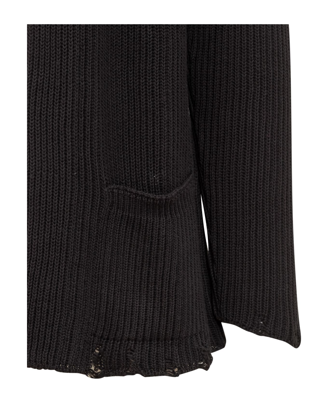 A Paper Kid Sweater Cardigan - NERO/BLACK カーディガン