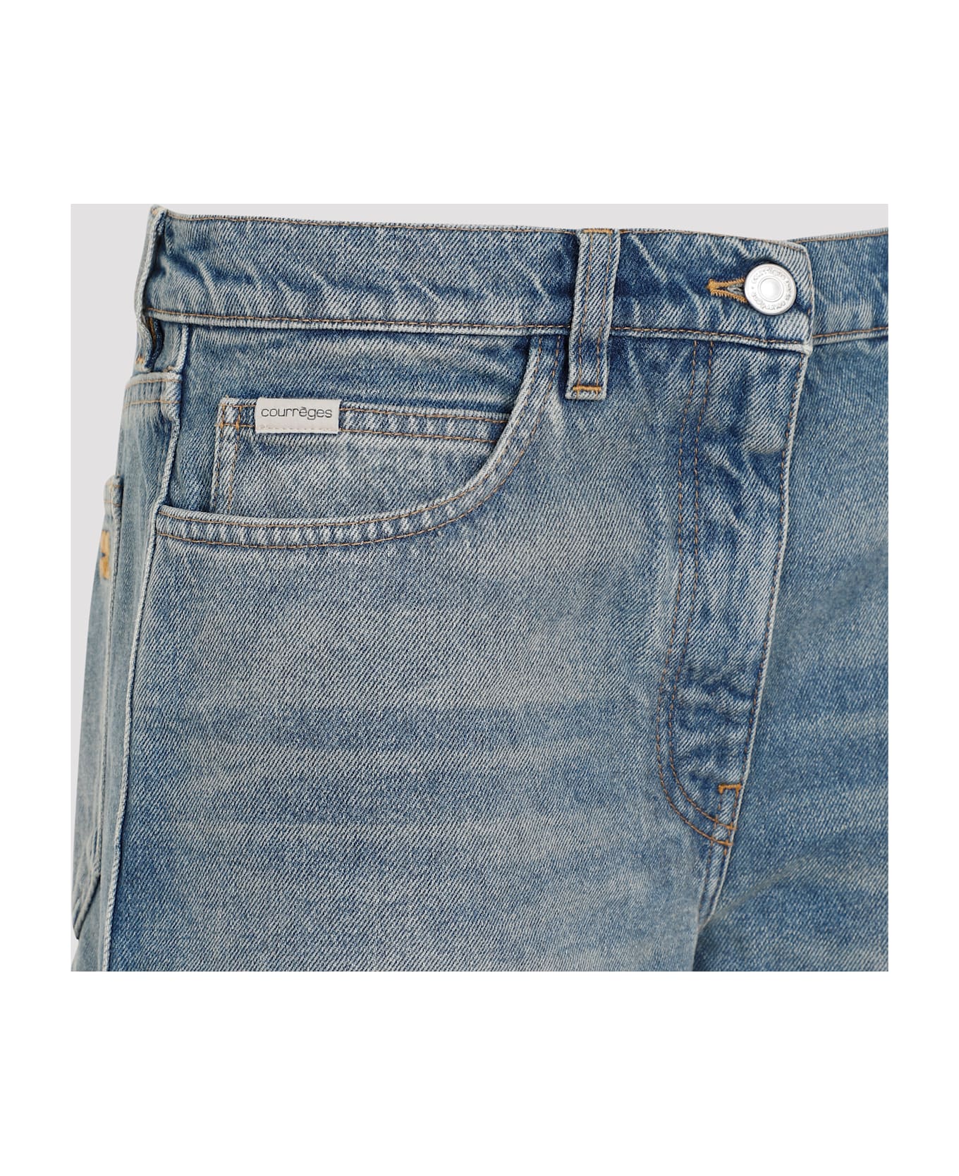 Courrèges Hammer Baggy Jeans - Vintage Medium Blue
