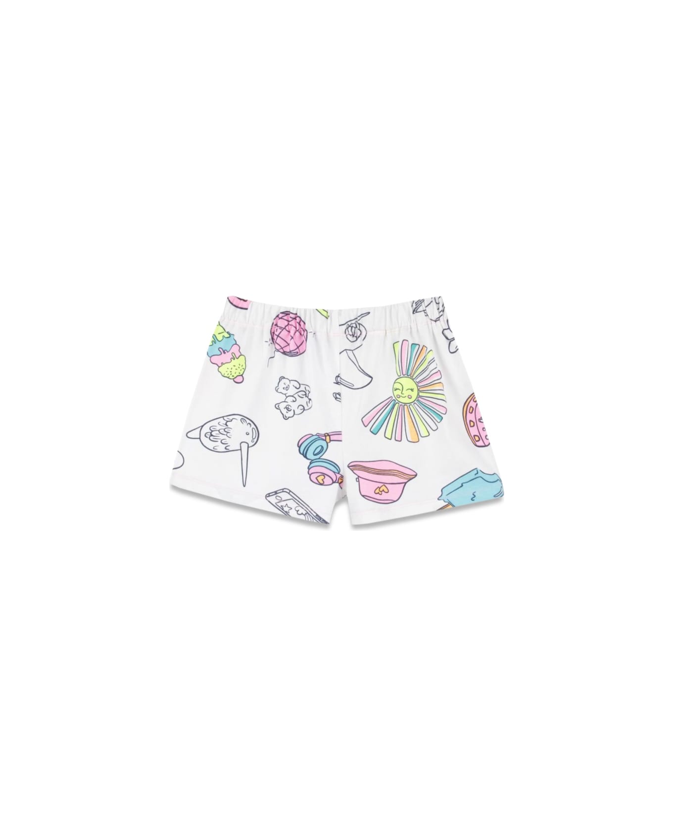 Billieblush T-shirt Set With Bermuda Shorts - BABY BLUE