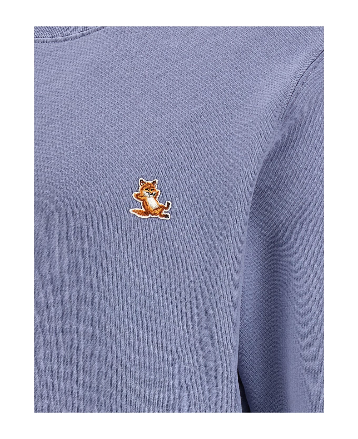 Maison Kitsuné 'chillax Fox' Sweatshirt - Light Blue