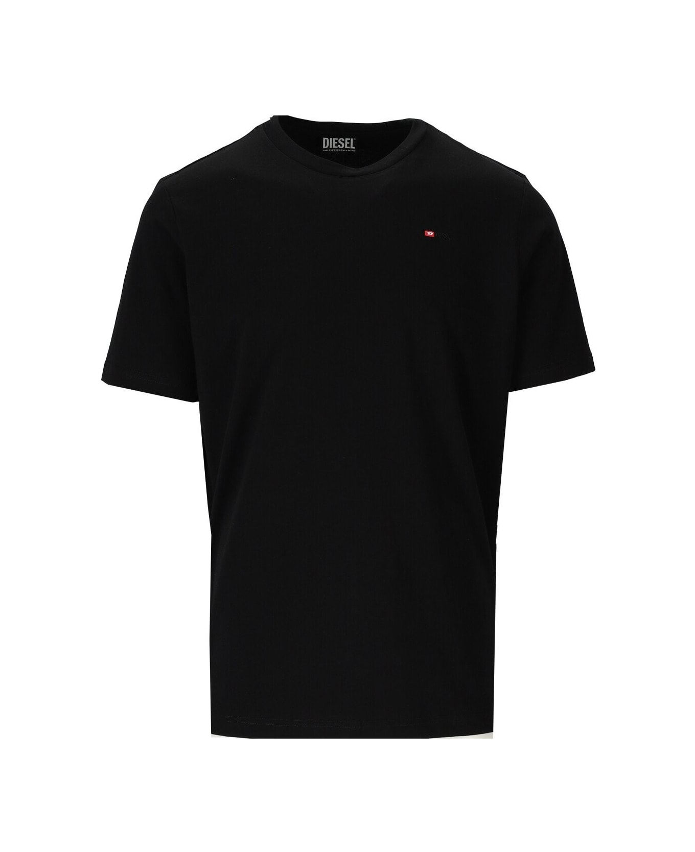 Diesel T-just-microdiv Black T-shirt - Xx Black