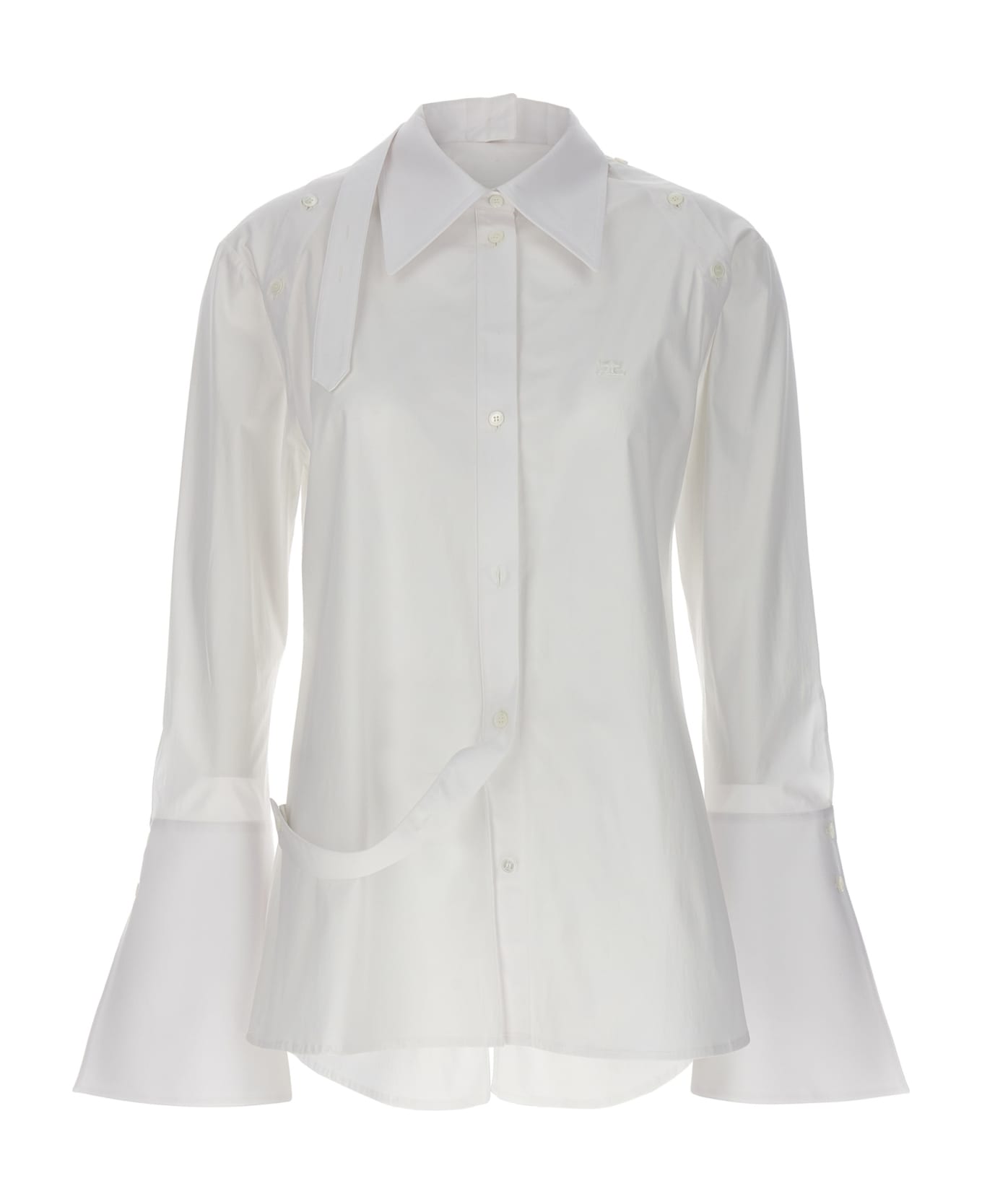 Courrèges Modular Shirt - Bianco