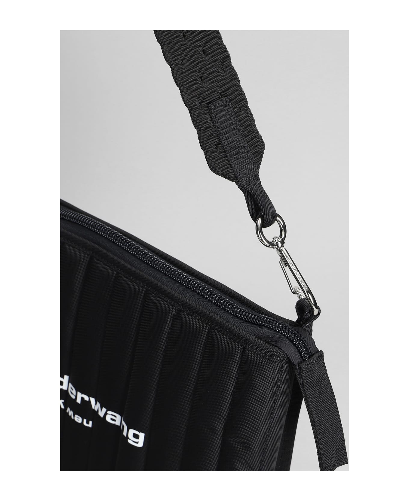 Alexander Wang Elite Shoulder Bag In Black Polyester - black