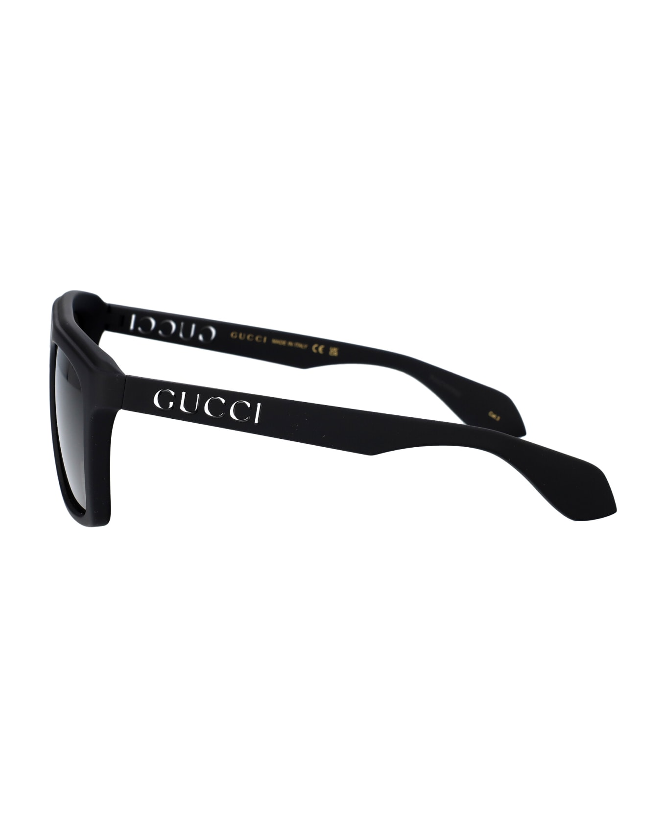 Gucci Eyewear Gg1570s Sunglasses - 001 BLACK BLACK GREY