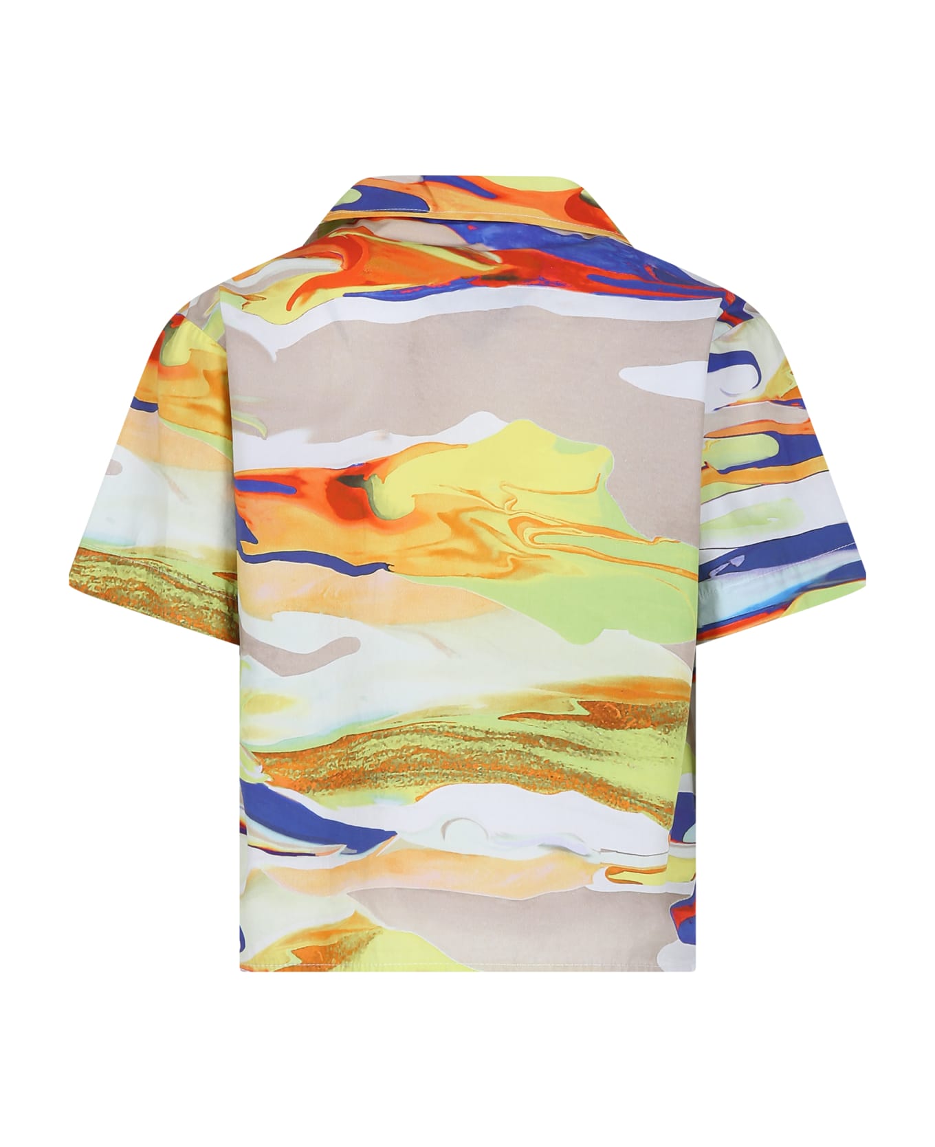 MSGM Multicolor Shirt For Boy With Logo - Multicolor