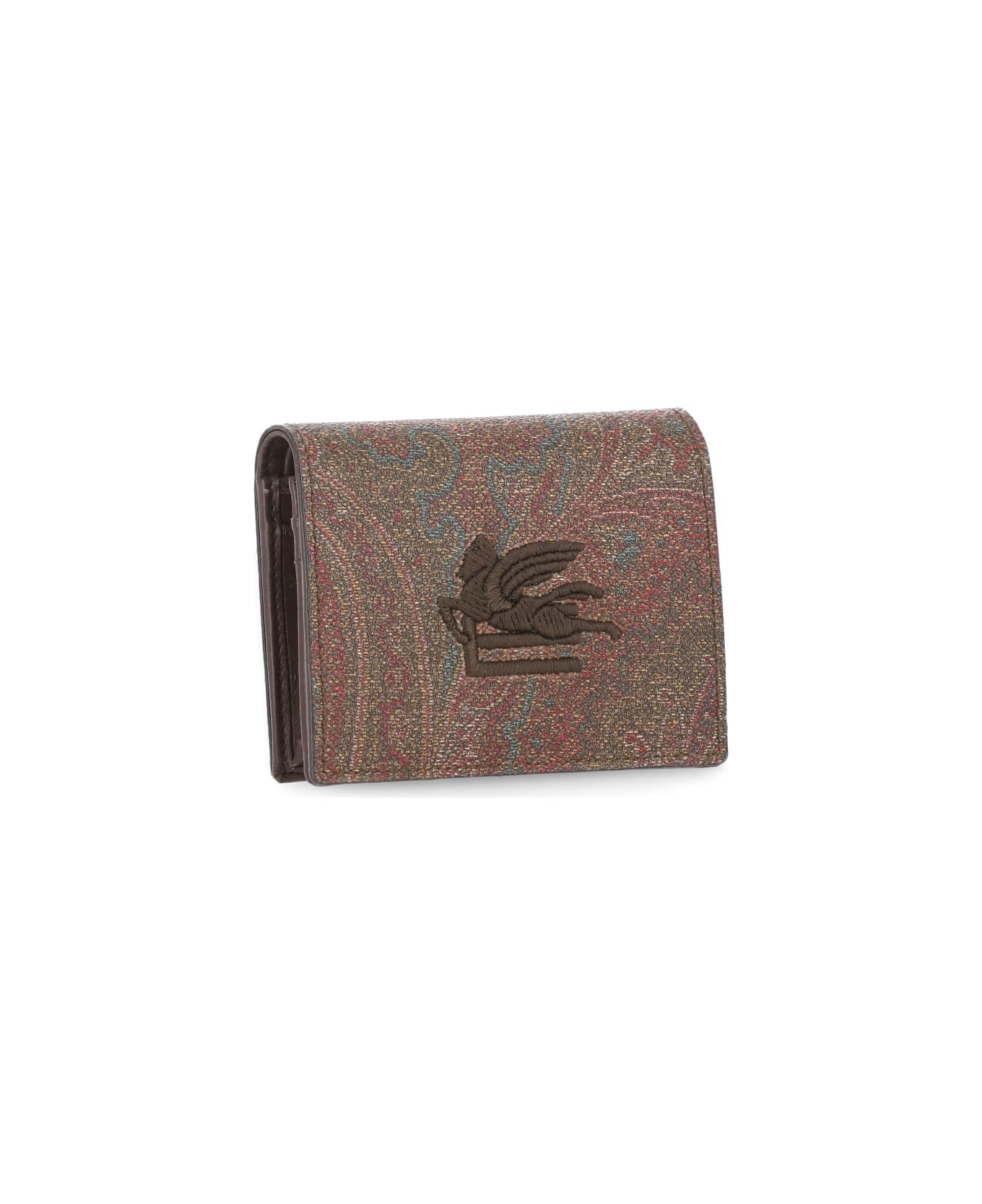 Etro Pegaso Wallet - Brown 財布