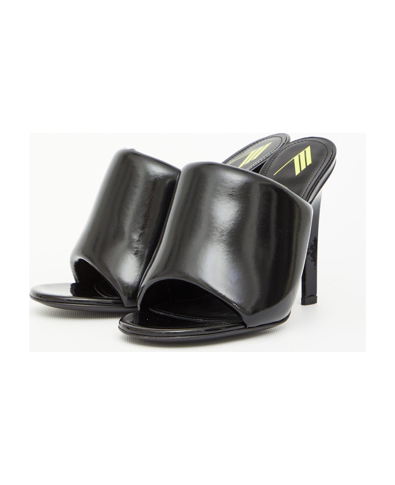 The Attico Black Rem Sandals - BLACK サンダル