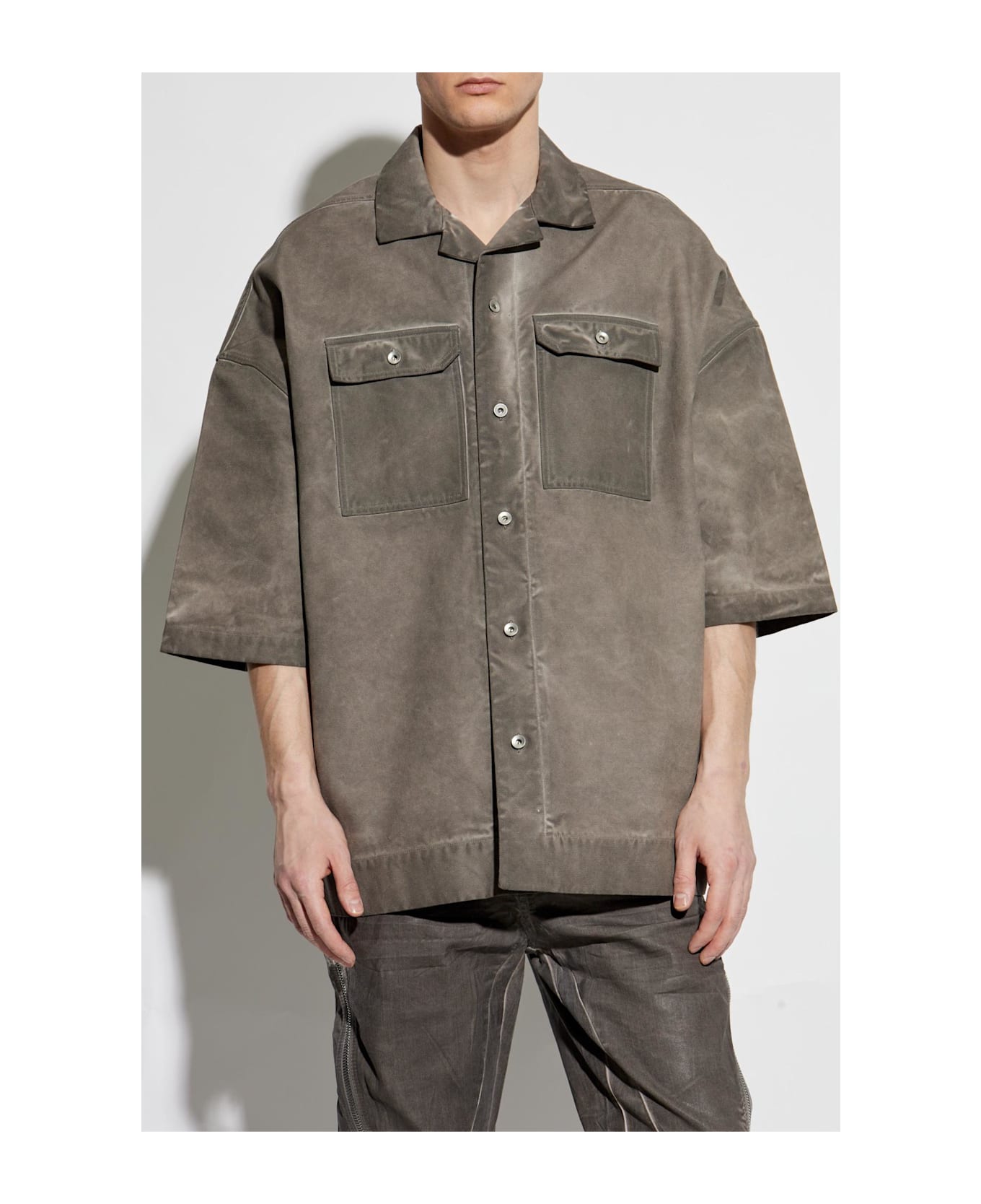 DRKSHDW Rick Owens Drkshdw Shirt Magnum Tommy Shirt - GREY