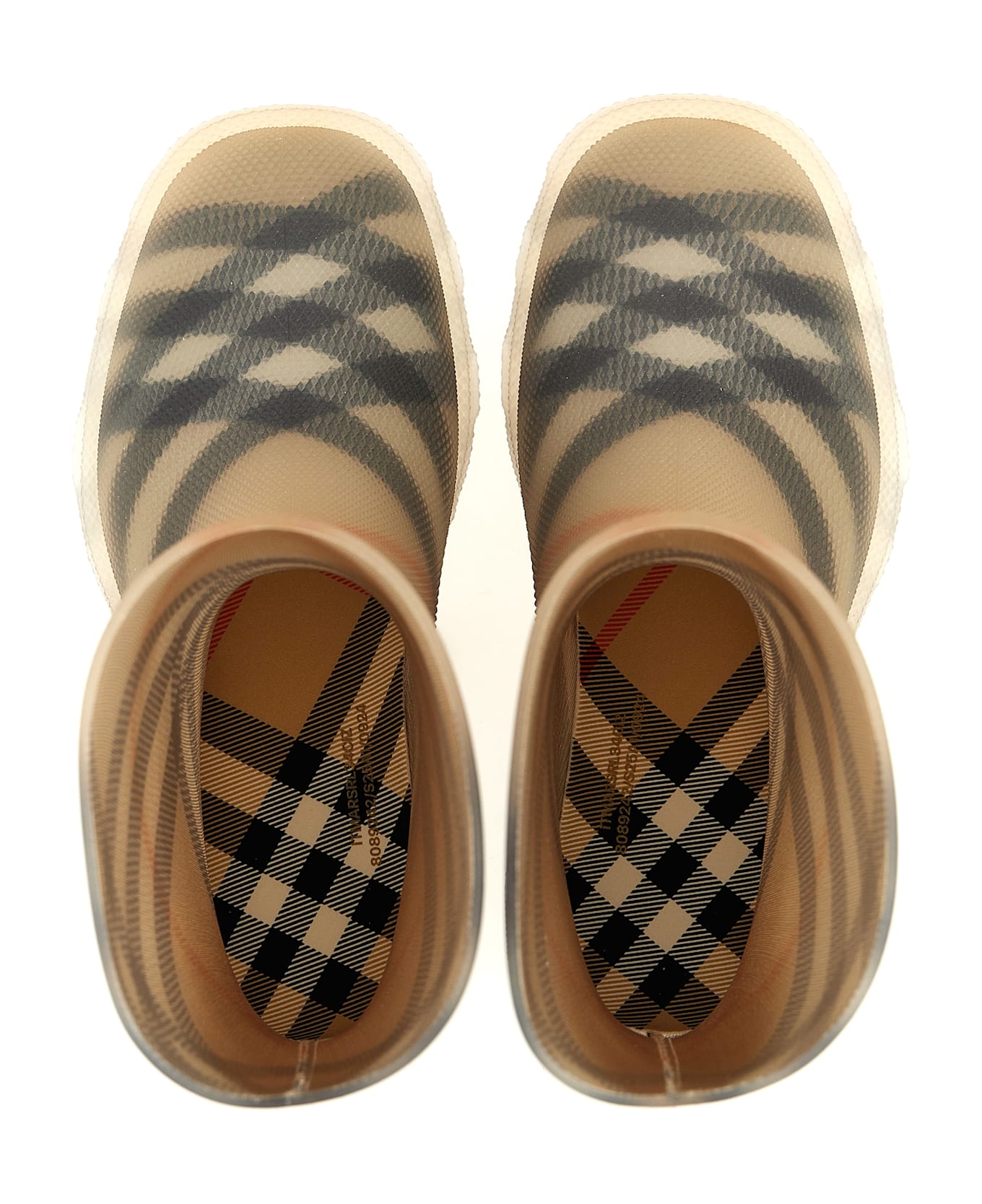 Burberry 'marsh' Rain Boots - Beige