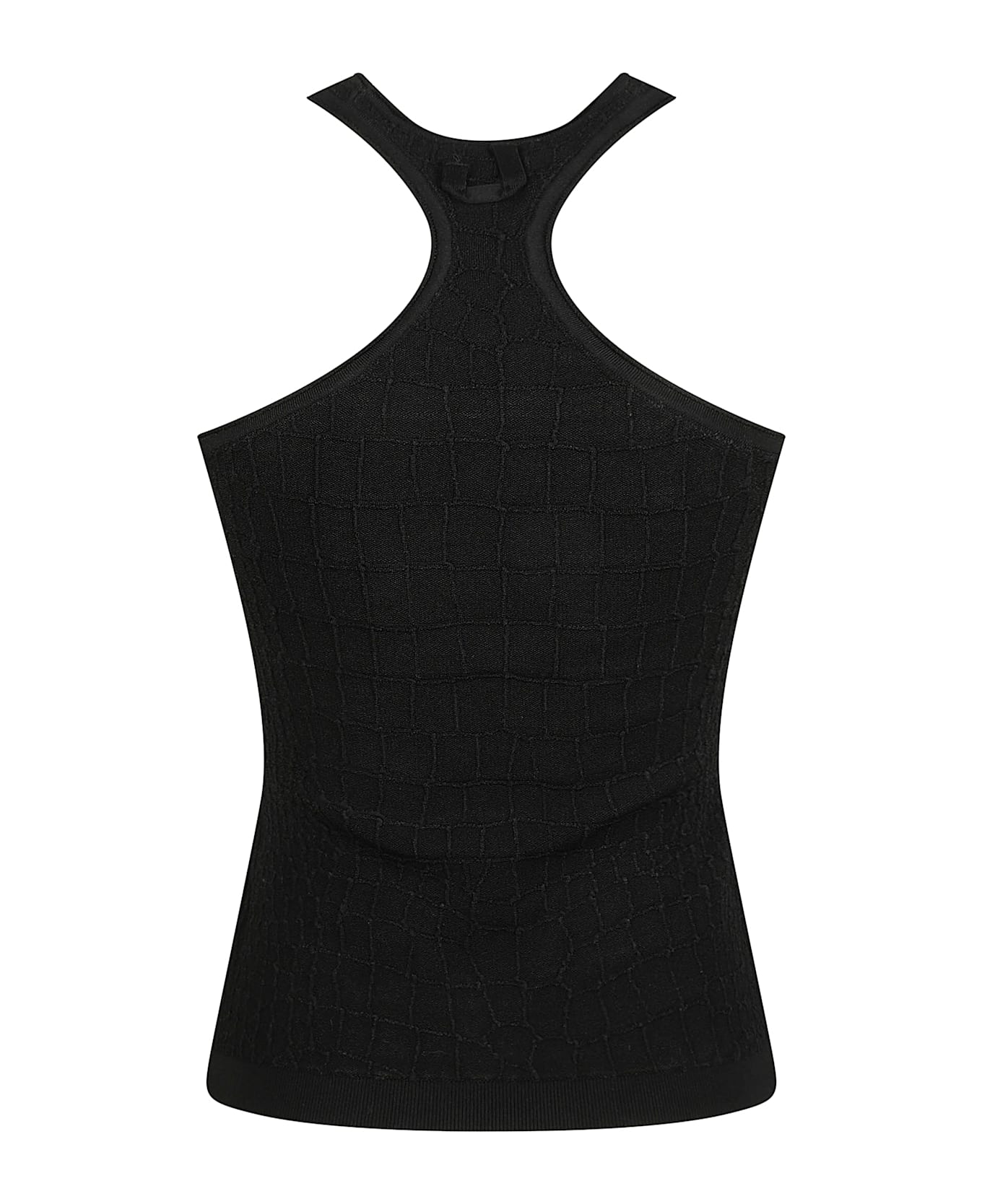 Jacquemus Fitted Tank Top - Black