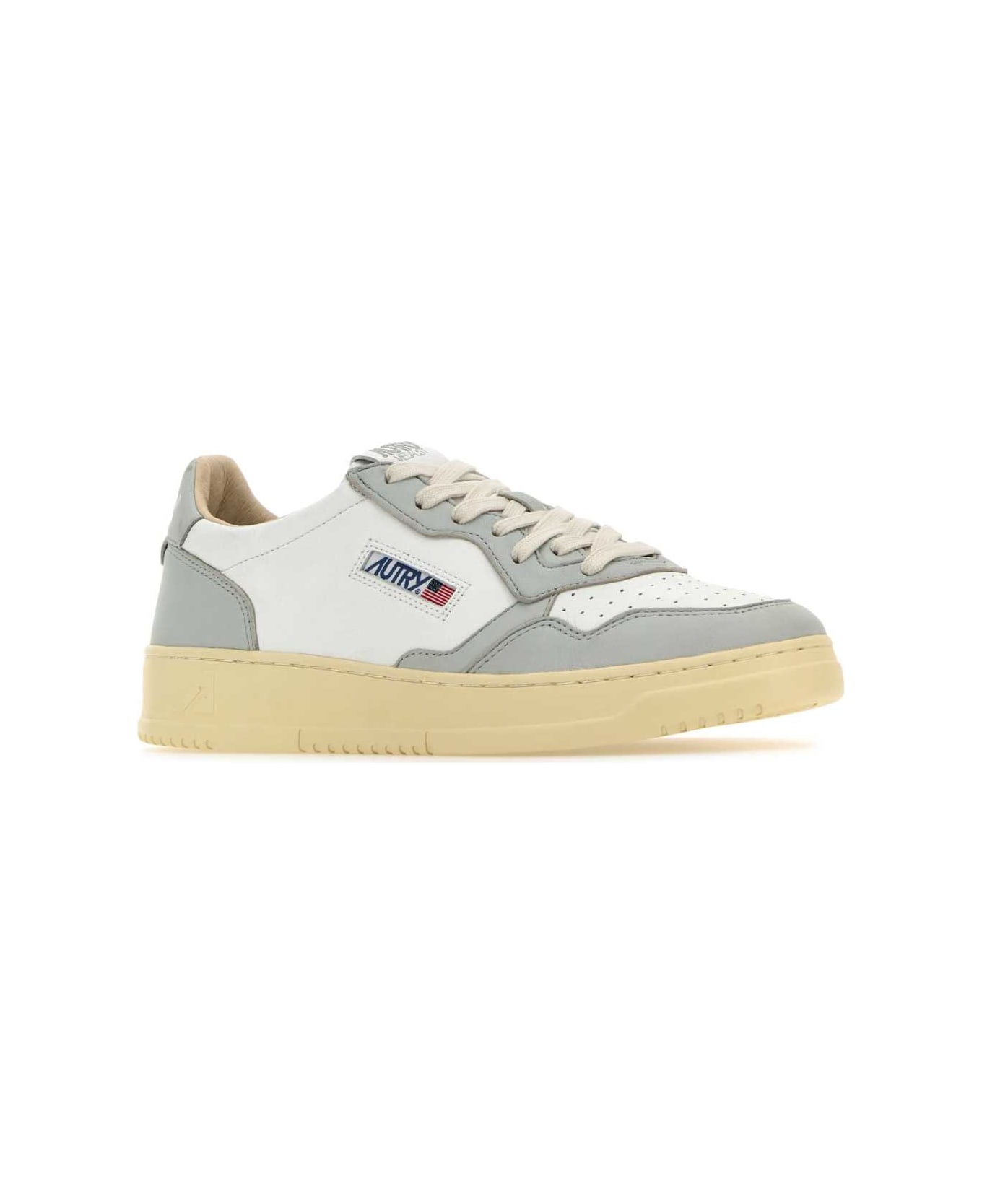 Autry Two-tone Leather Medalist Sneakers - GH03