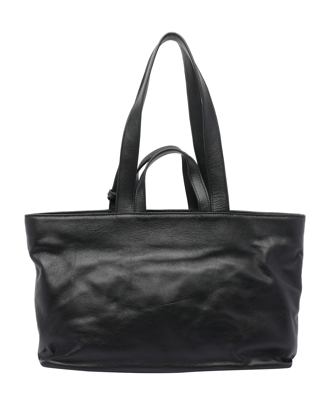 Vic Matié Heavy Handbag - Black