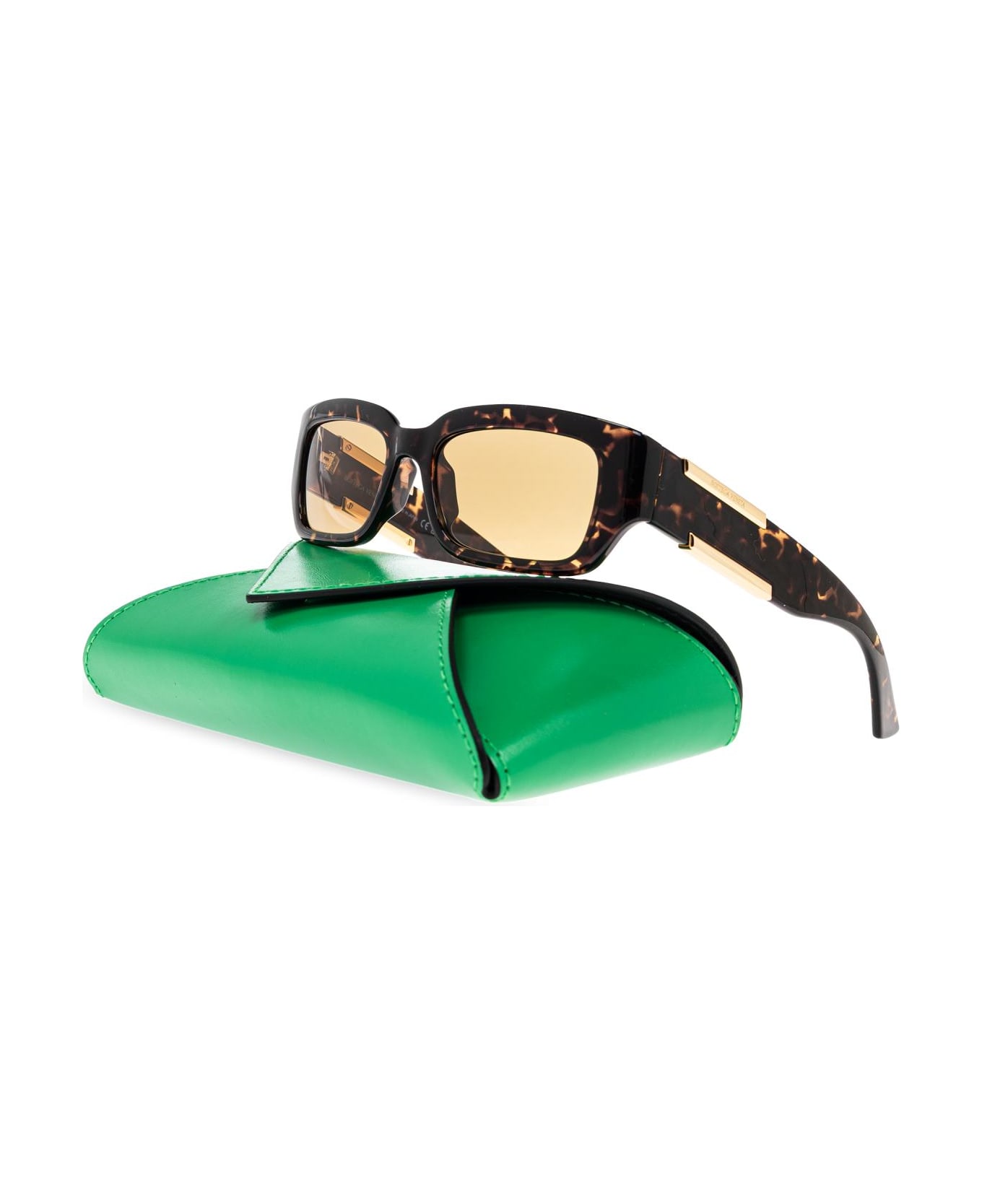 Bottega Veneta Sunglasses - BROWN