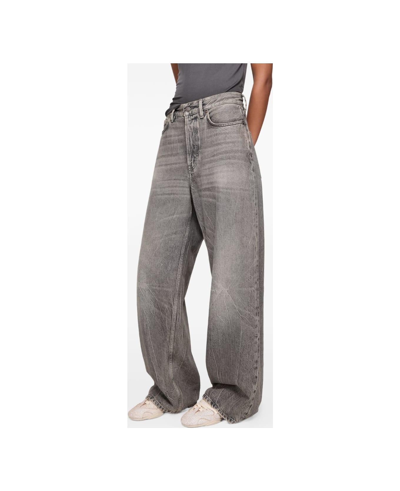 Acne Studios Denim Cotton Jeans - Black