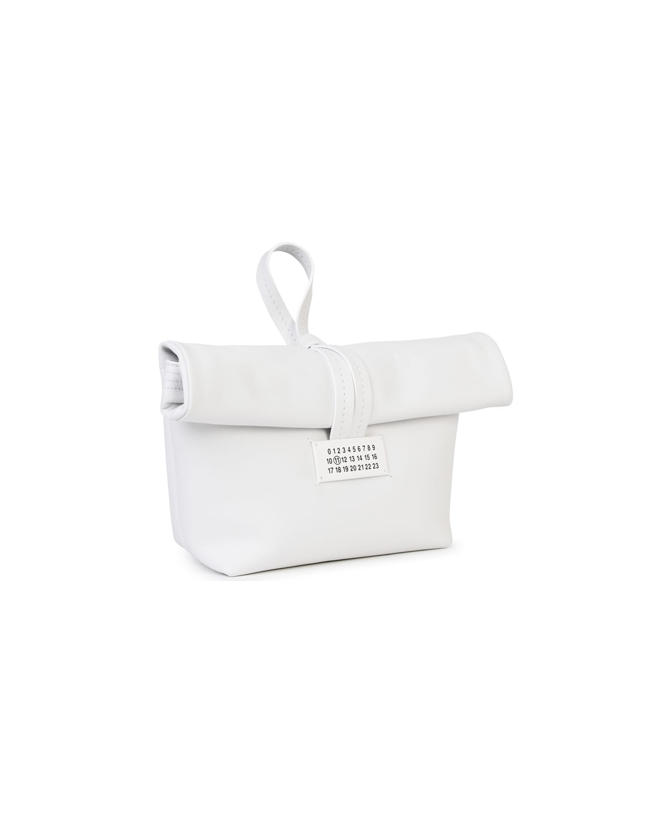 Maison Margiela Clutch In White Leather - WHITE クラッチバッグ
