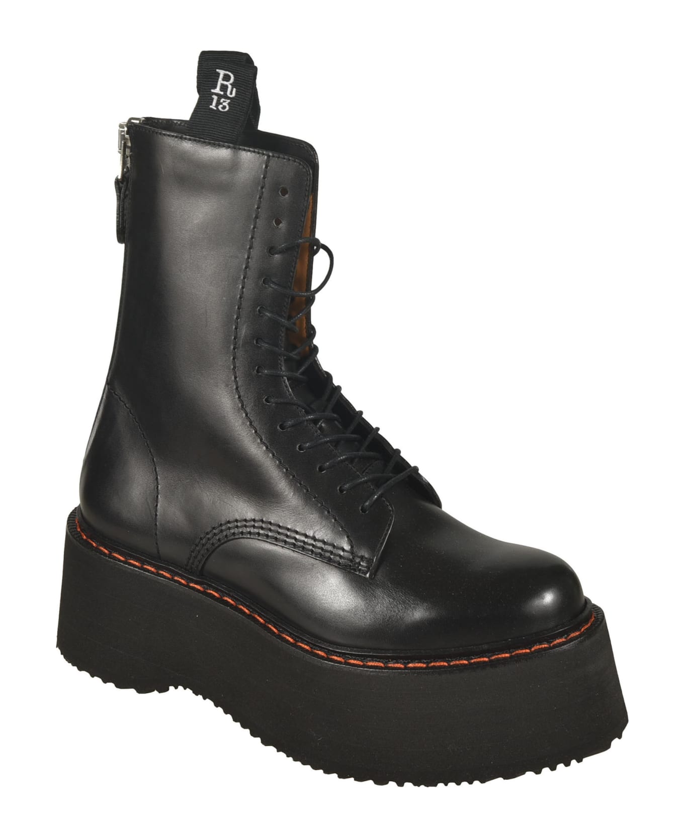 R13 X-stack Boots - Black