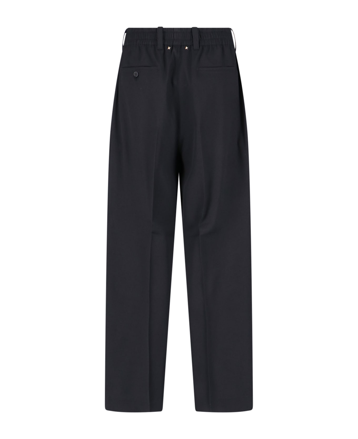 Golden Goose Tailored Virgin Wool Trousers - Black