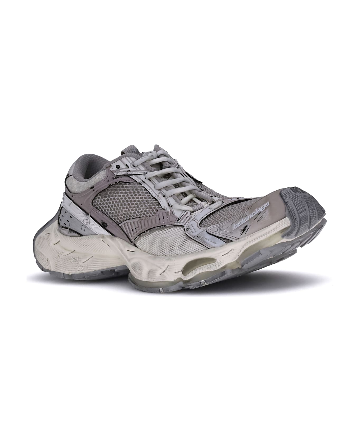 Balenciaga Stapler Sneakers - Beige