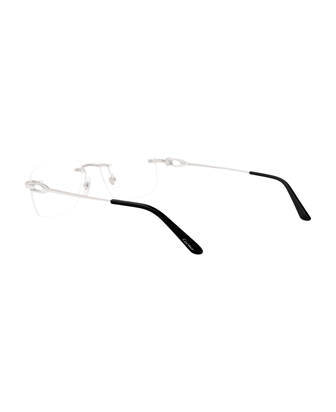 Cartier Eyewear Ct0521o Glasses - SILVER SILVER TRANSPARENT