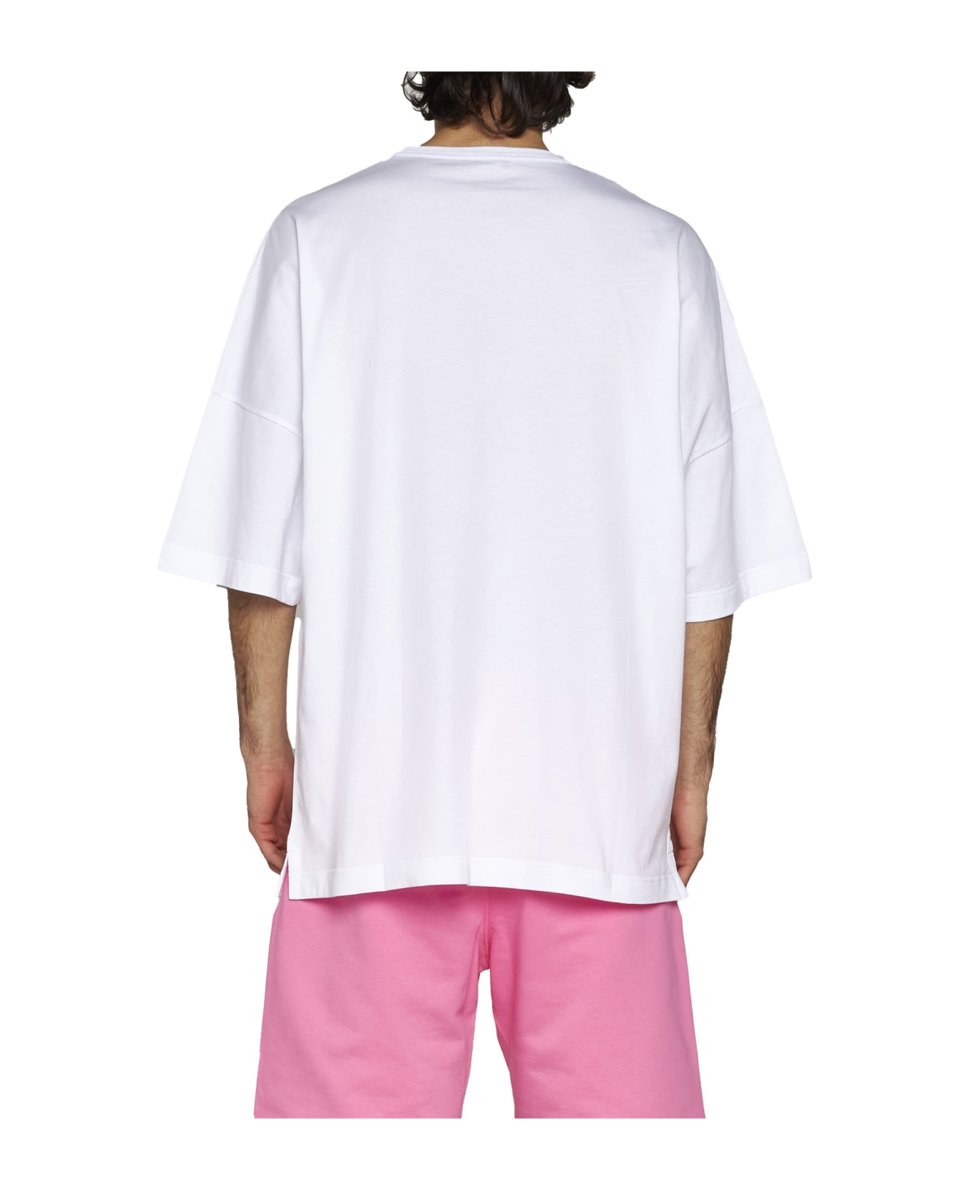 Alexander McQueen T-Shirt - White pink