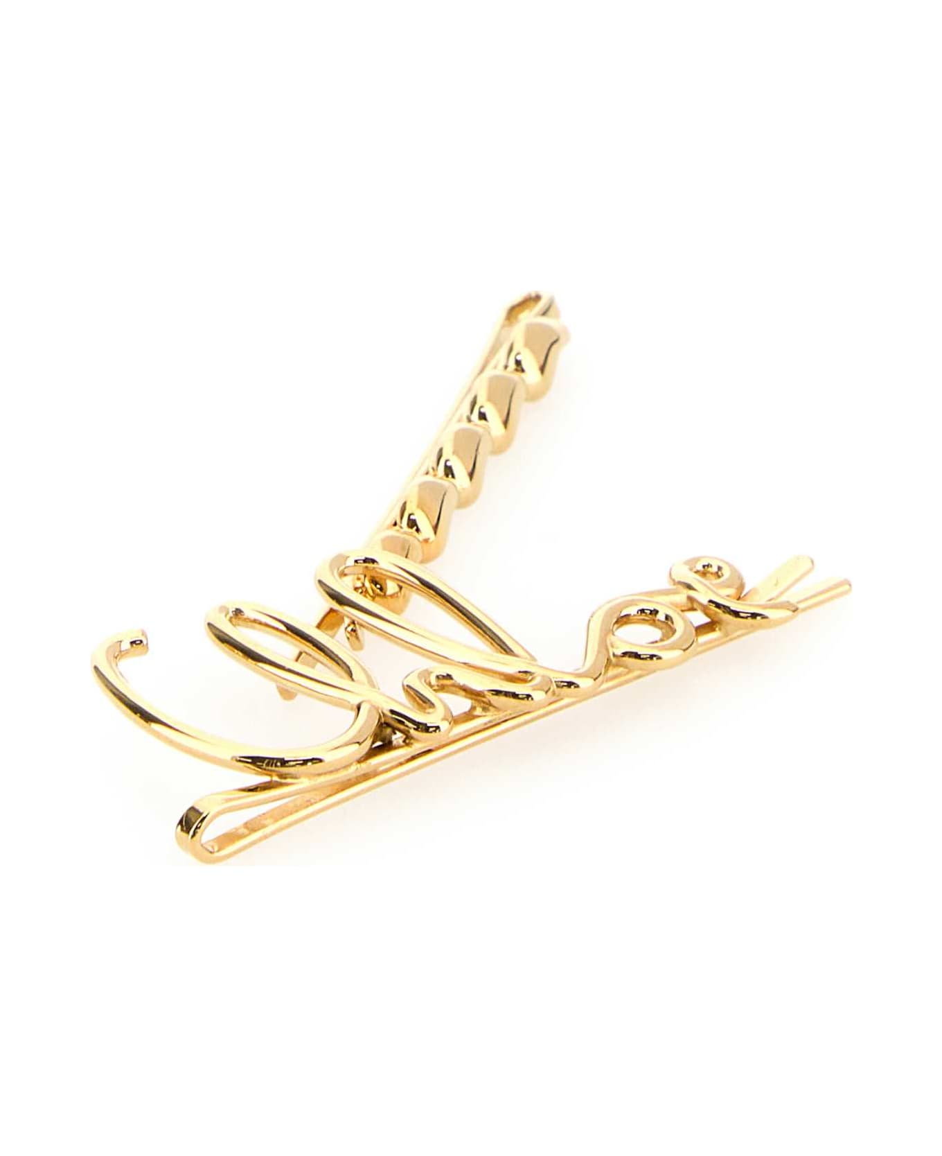 Chloé Gold Metal Chloã© Iconic Hair Clips - VINTAGEGOLD