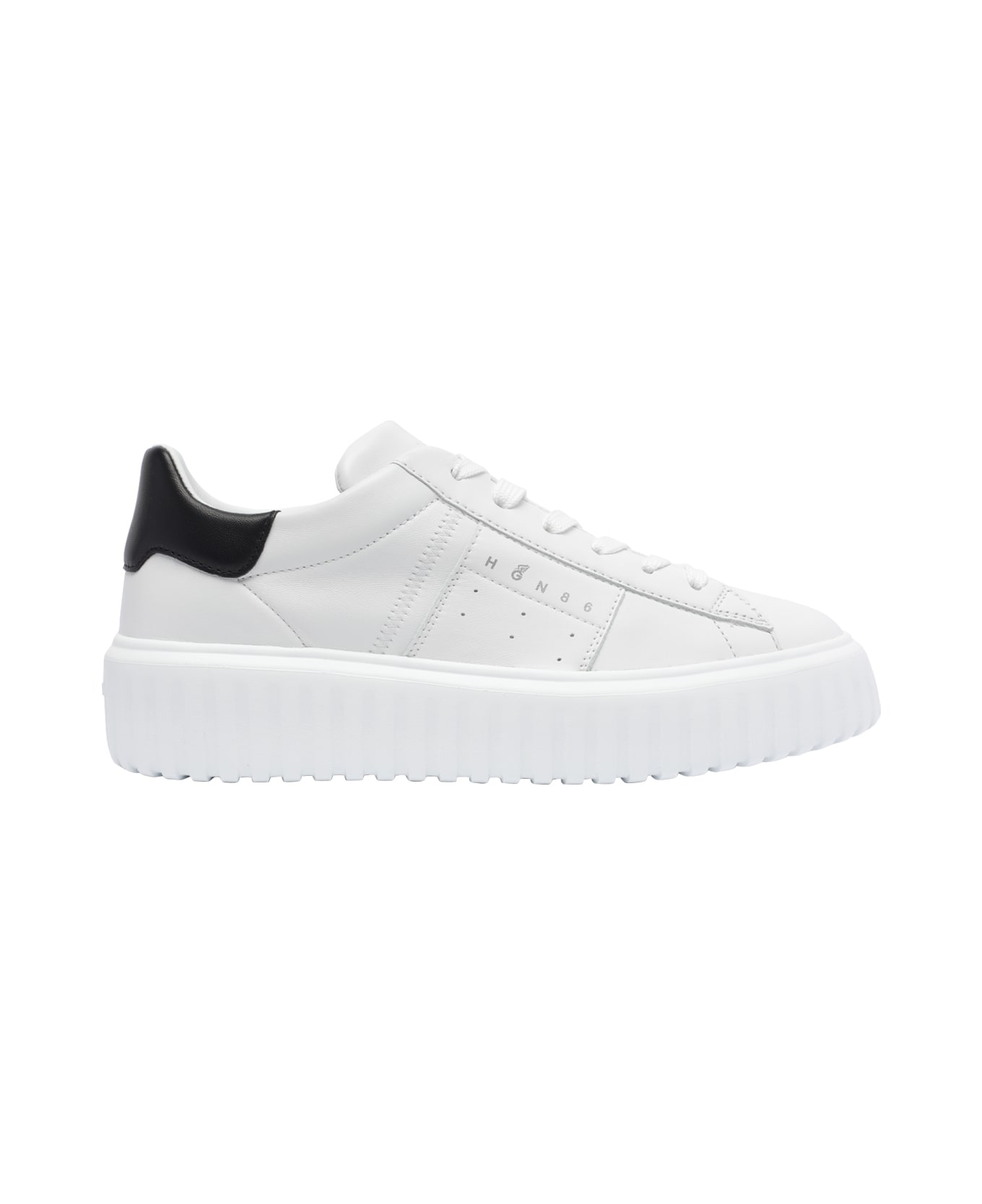 Hogan H-stripes Sneakers - WHITE, black