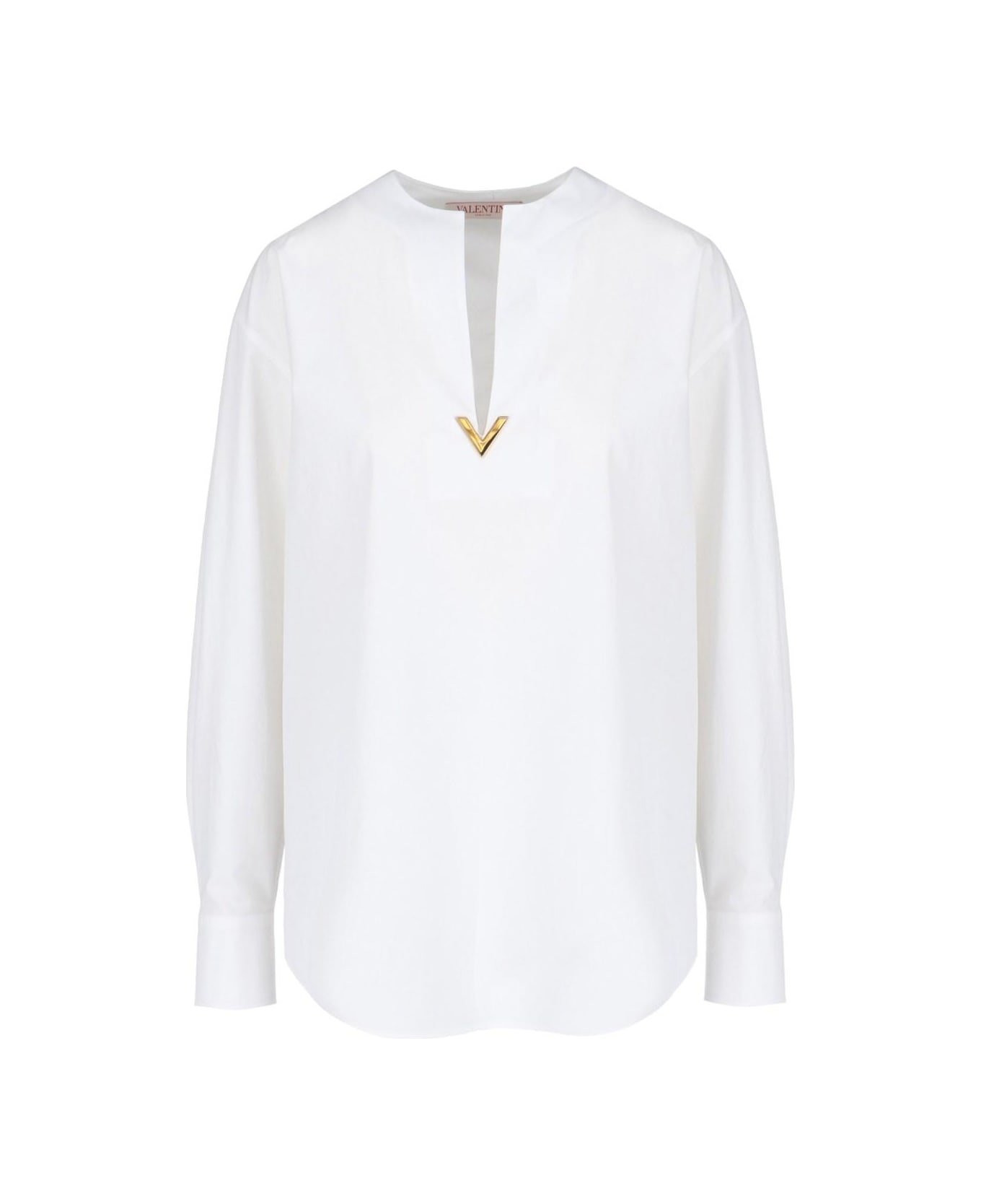 Valentino Logo Top - White