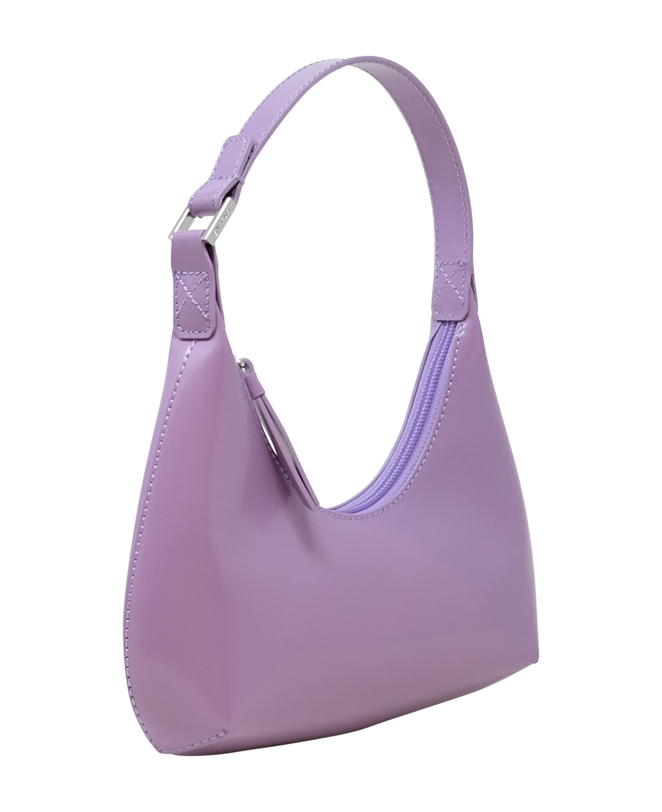 BY FAR Baby Amber Purple Haze Patent Leather Handbag - PURPLE