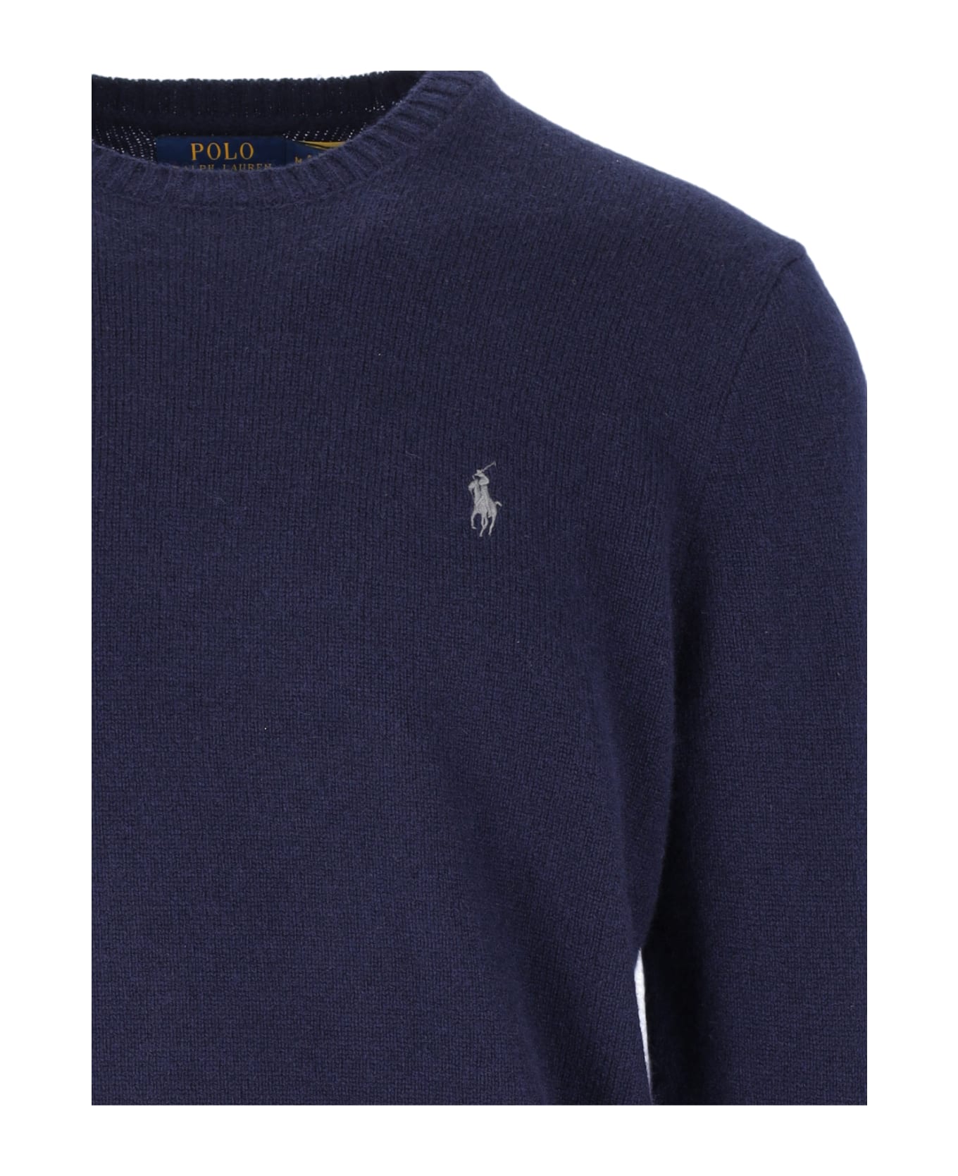 Polo Ralph Lauren Logo Embroidery Sweater - Blue