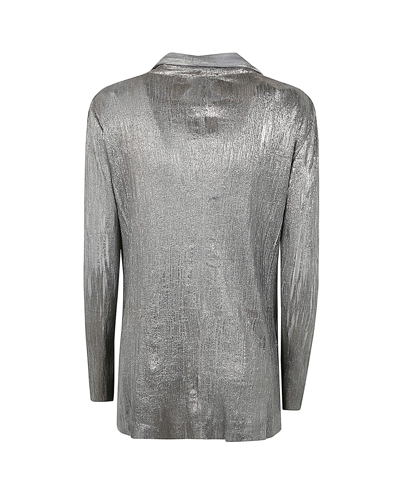 Avant Toi Wrinkled Stich Rever Jacket With Lamination - Ice