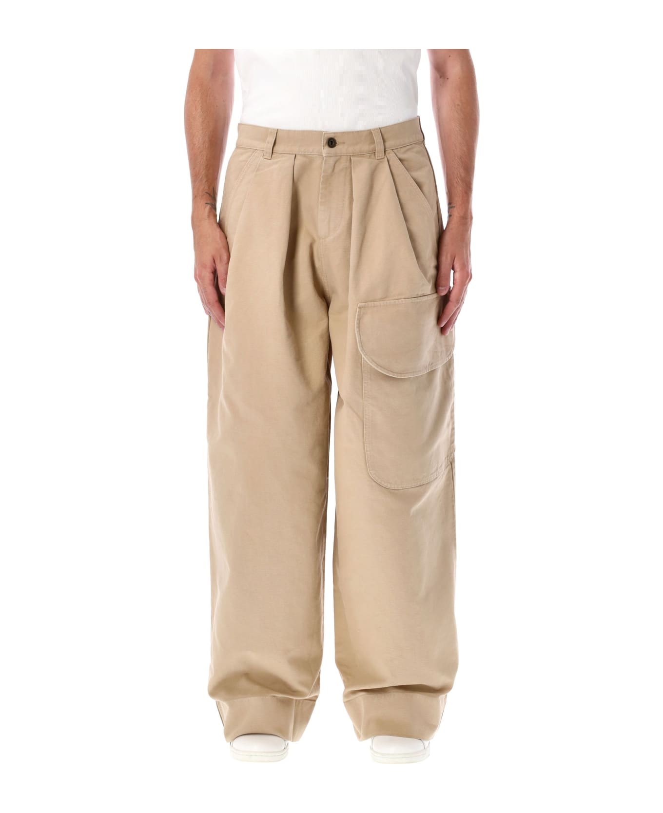 J.W. Anderson Relaxed Cargo Trousers - CREAM