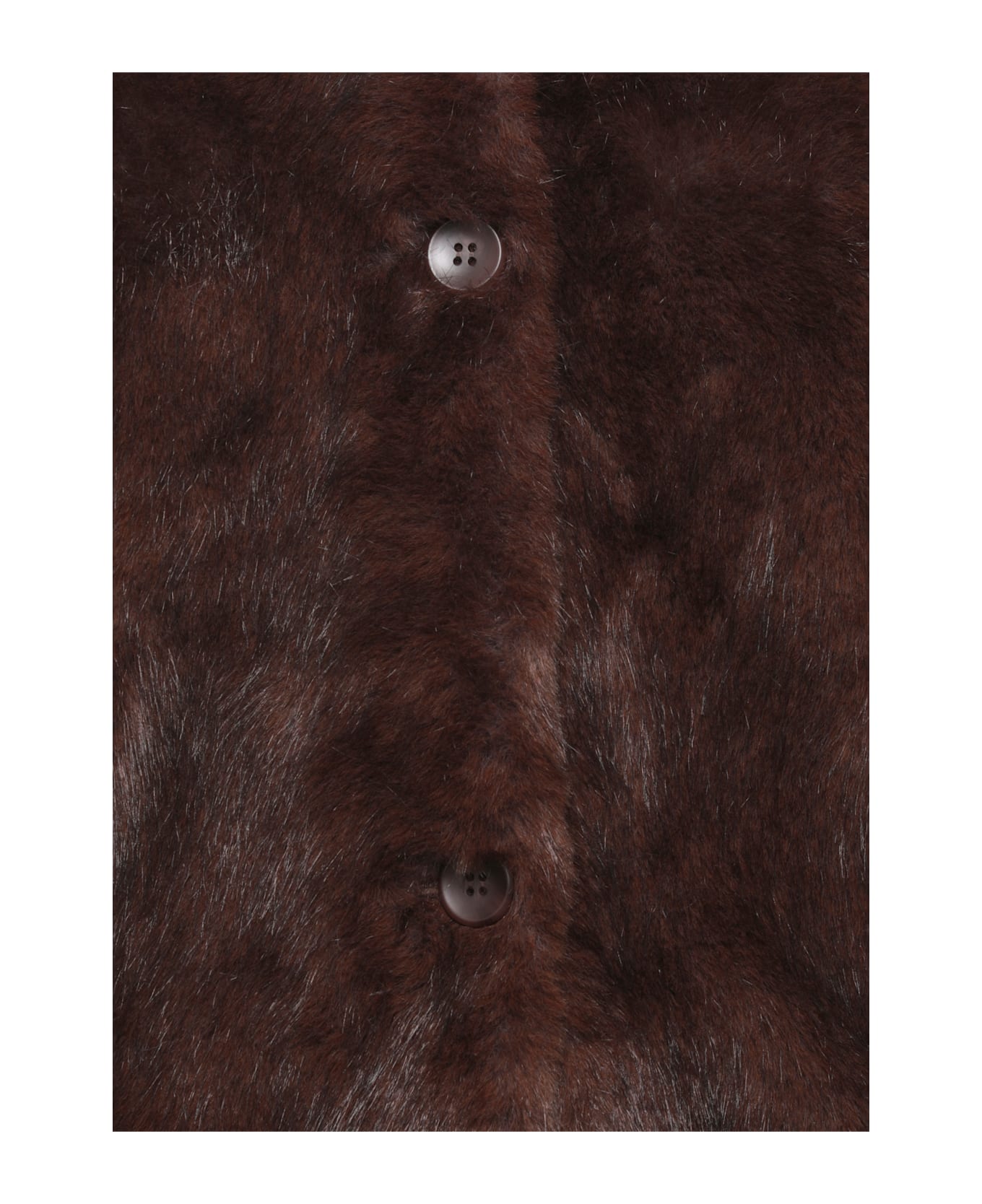Valentini 1972 Synthetic Fur Coat - Brown